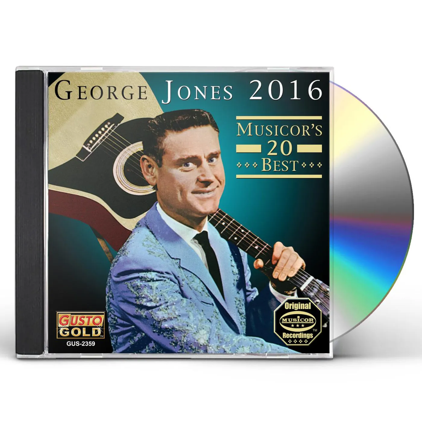 George Jones 2016: MUSICOR'S 20 BEST CD