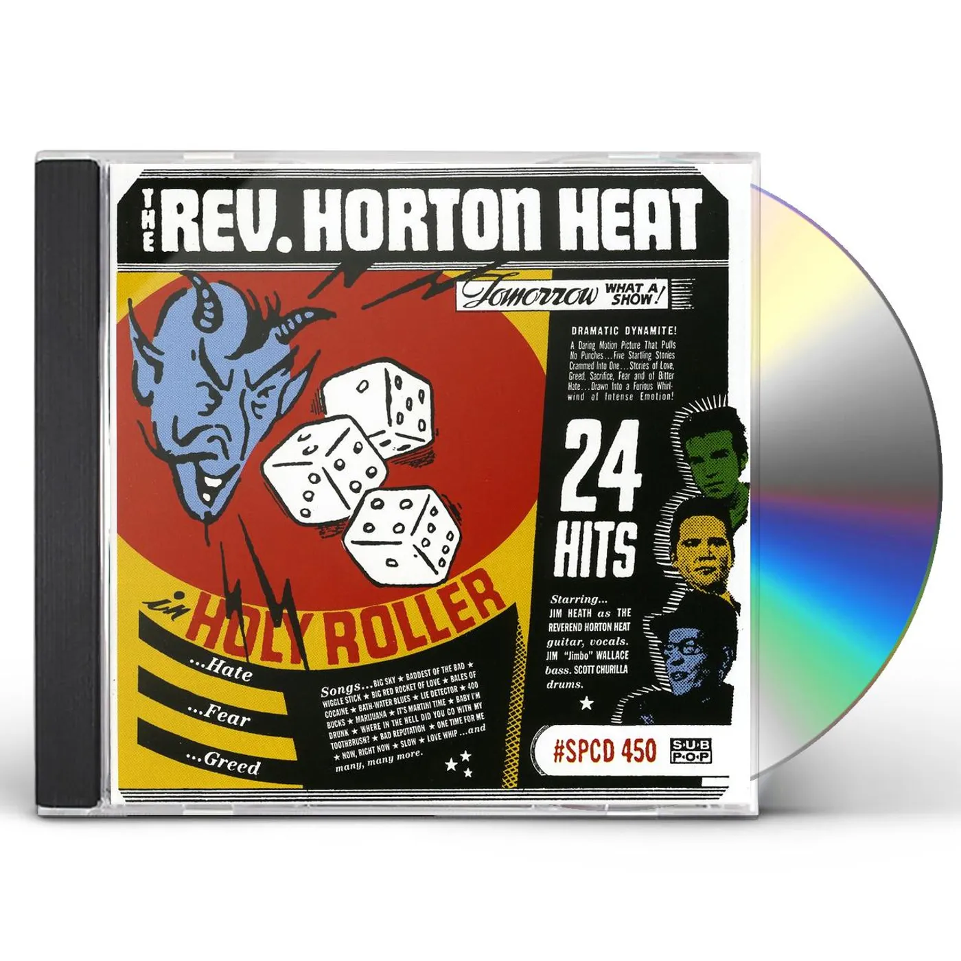 The Reverend Horton Heat HOLY ROLLER CD