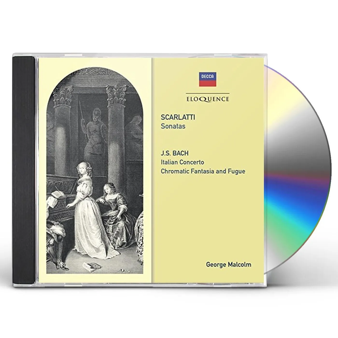 George Malcolm SCARLATTI: SONATAS / BACH: ITALIAN CTO / CHROMATIC CD