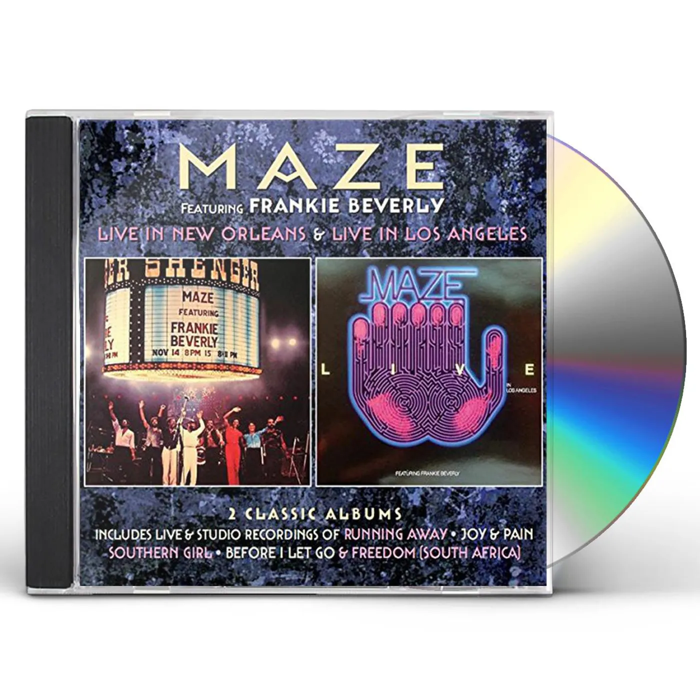 Maze LIVE IN NEW ORLEANS / LIVE IN LOS ANGELES: DELUXE CD