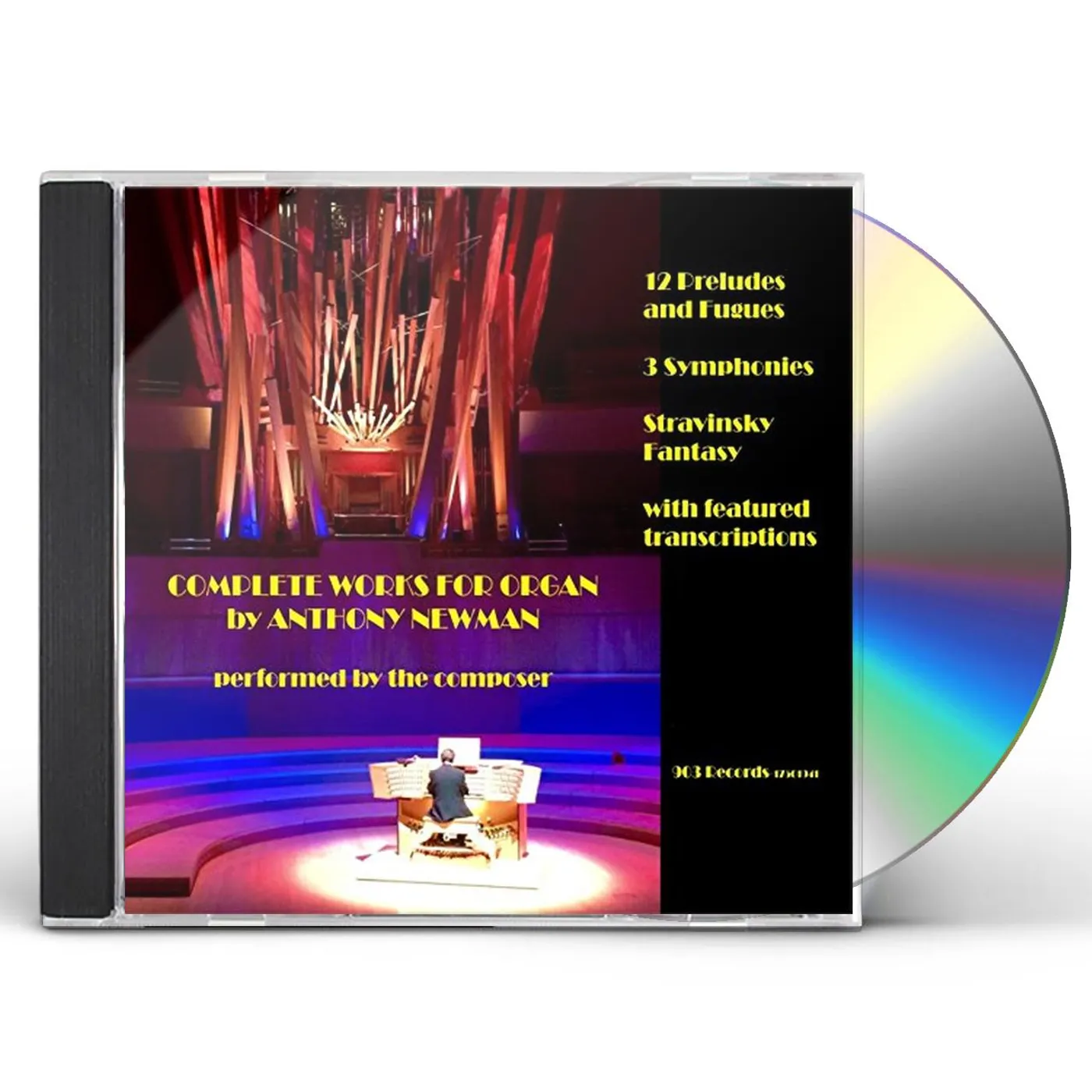 COMPLETE WORKS FOR ORGAN BY ANTHONY NEWMAN CD