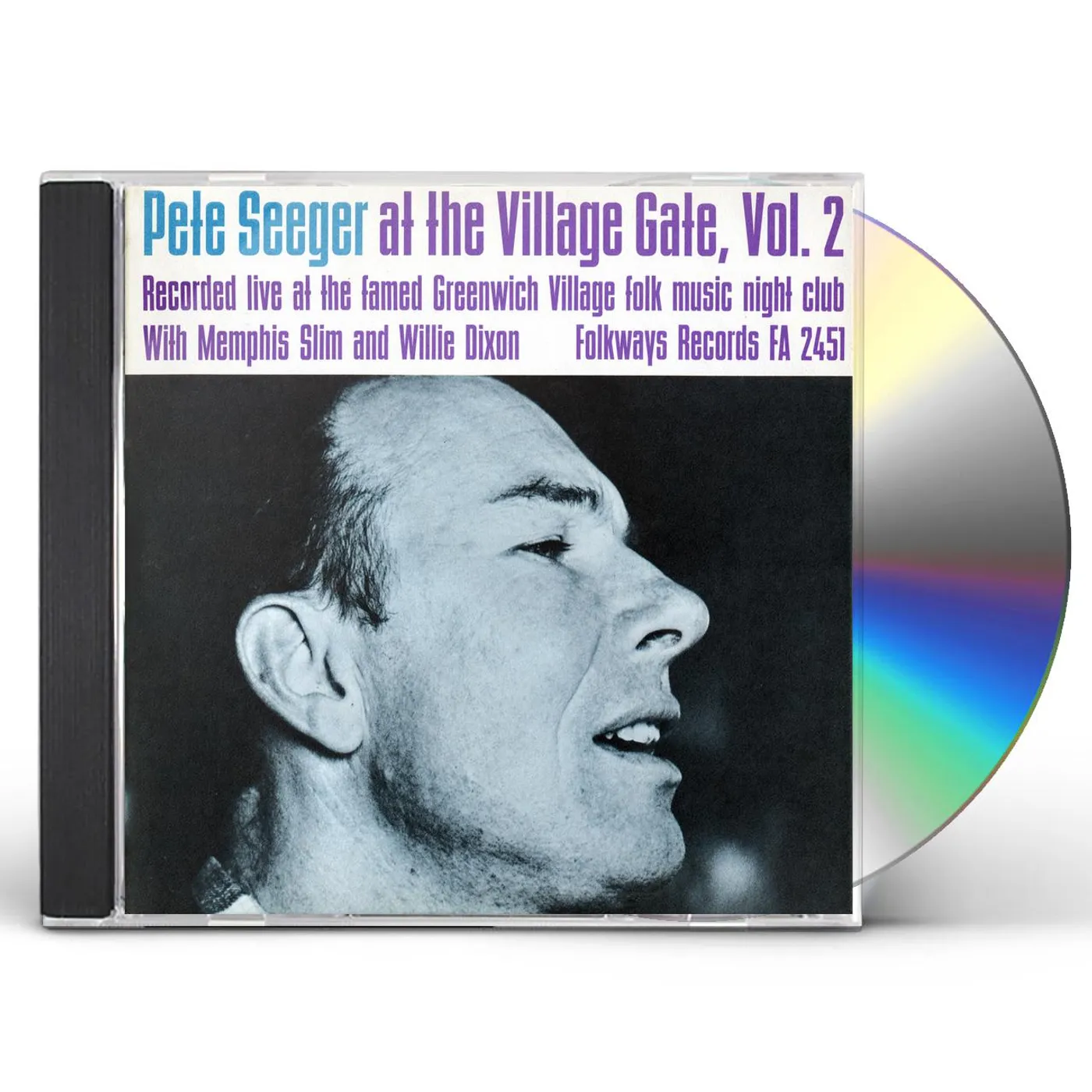 Pete Seeger VILLAGE GATE WITH MEMPHIS SLIM AND WILLIE DIXON 2 CD