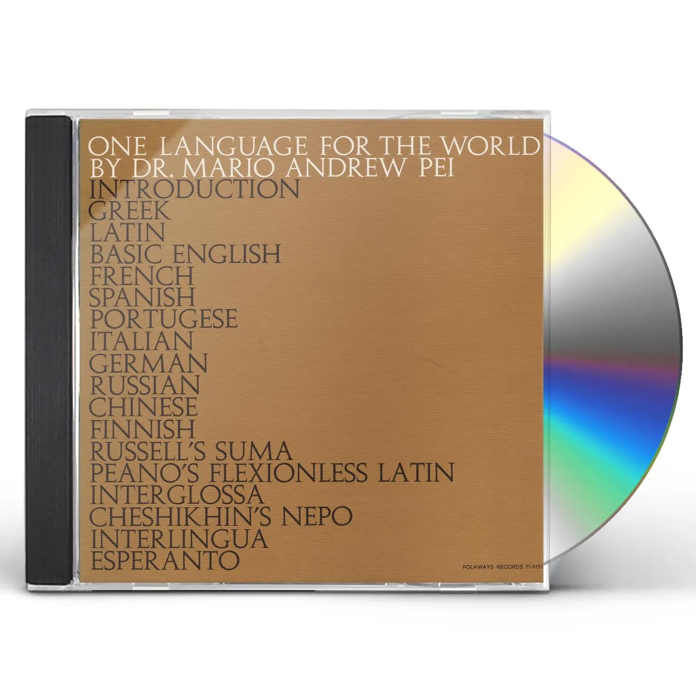 Mario Pei ONE LANGUAGE FOR THE WORLD CD