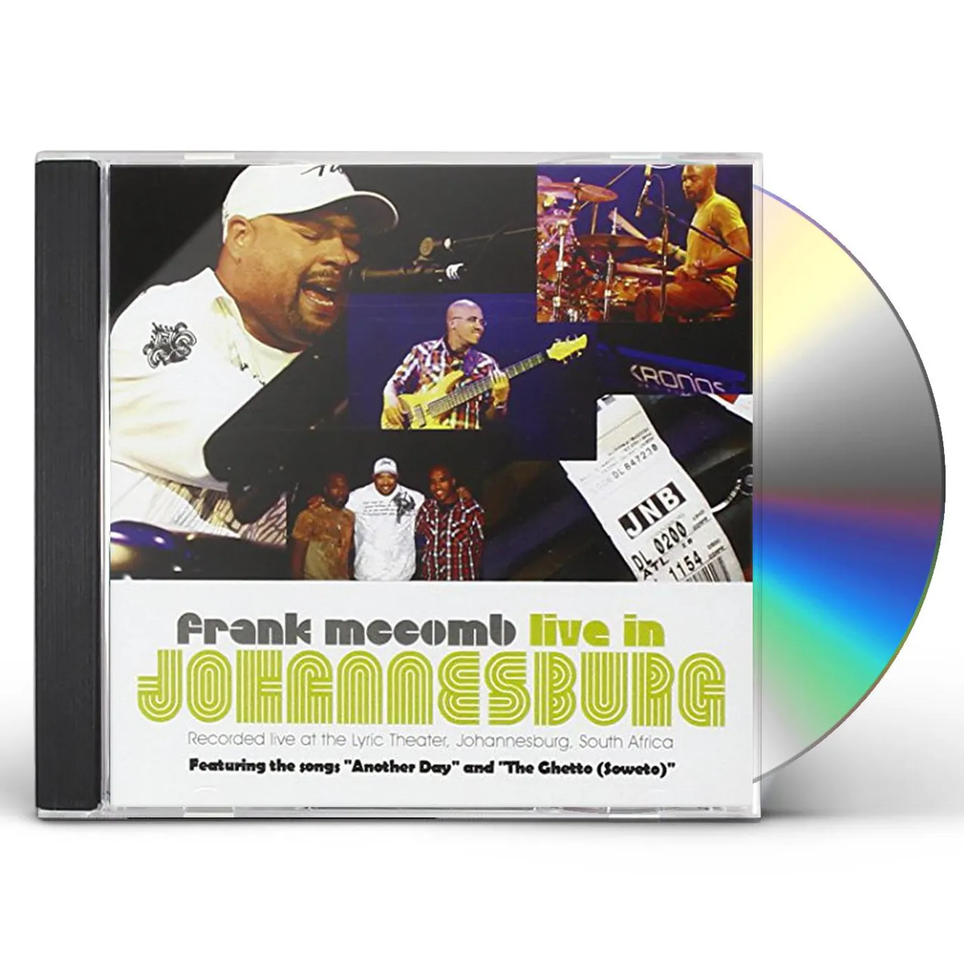 Frank Mccomb LIVE IN JOHANNESBURG CD
