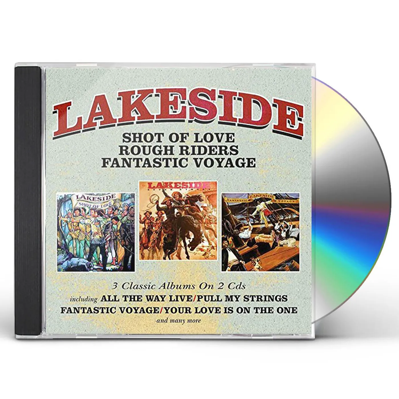 Lakeside SHOT OF LOVE / ROUGH RIDERS / FANTASTIC VOYAGE CD
