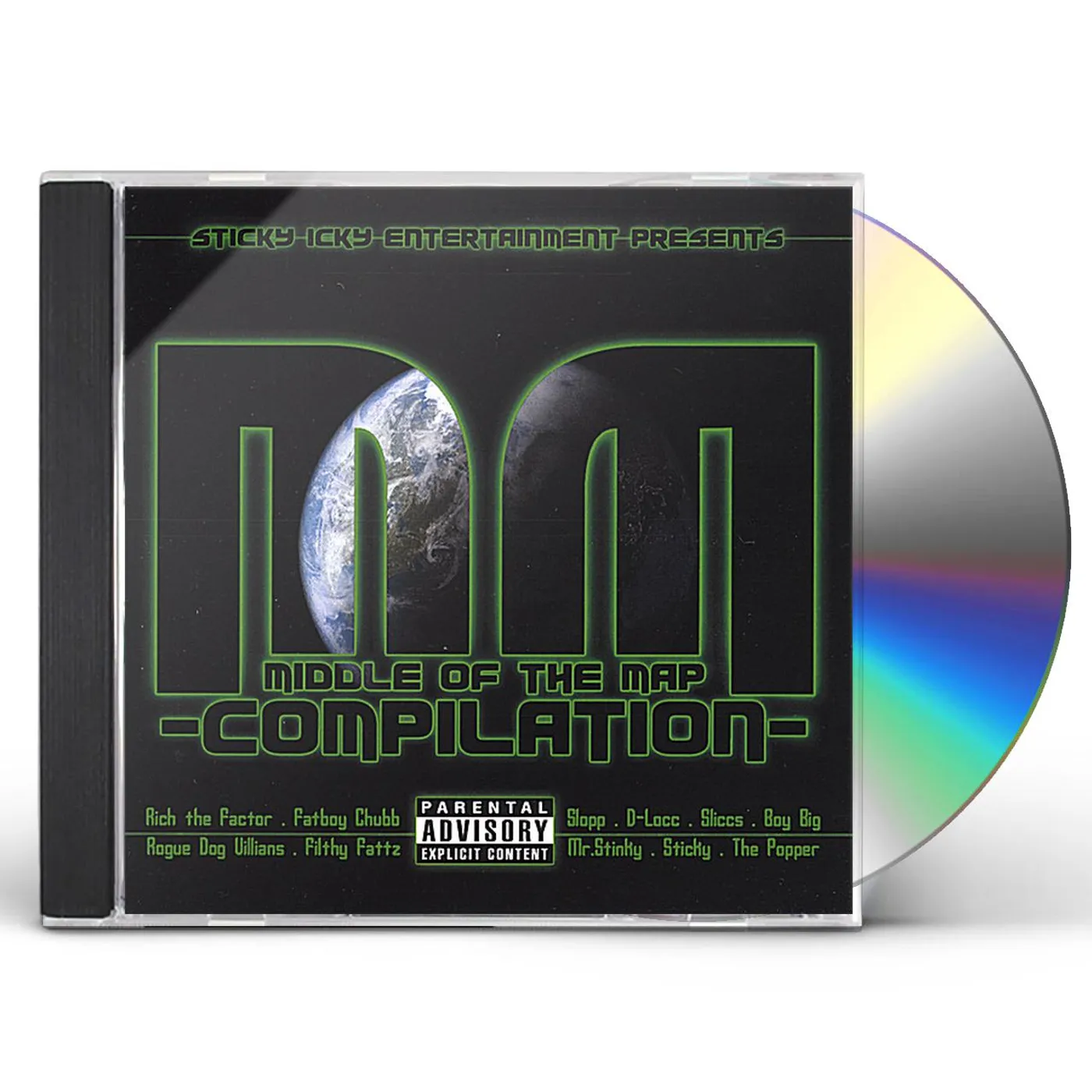 Sticky MIDDLE OF THE MAP COMPILATION CD