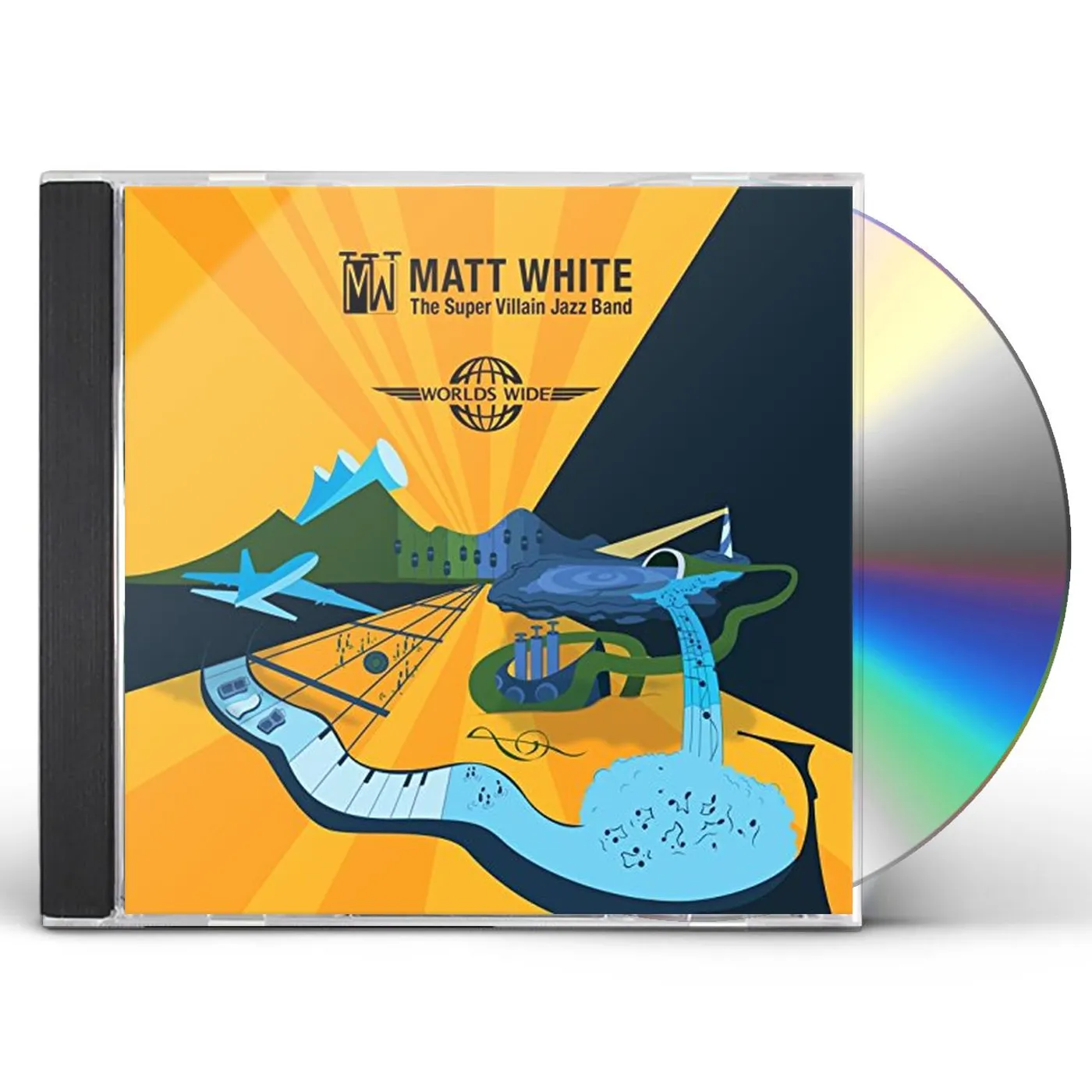Matt White SUPER VILLAIN JAZZ BAND: WORLDS WIDE CD