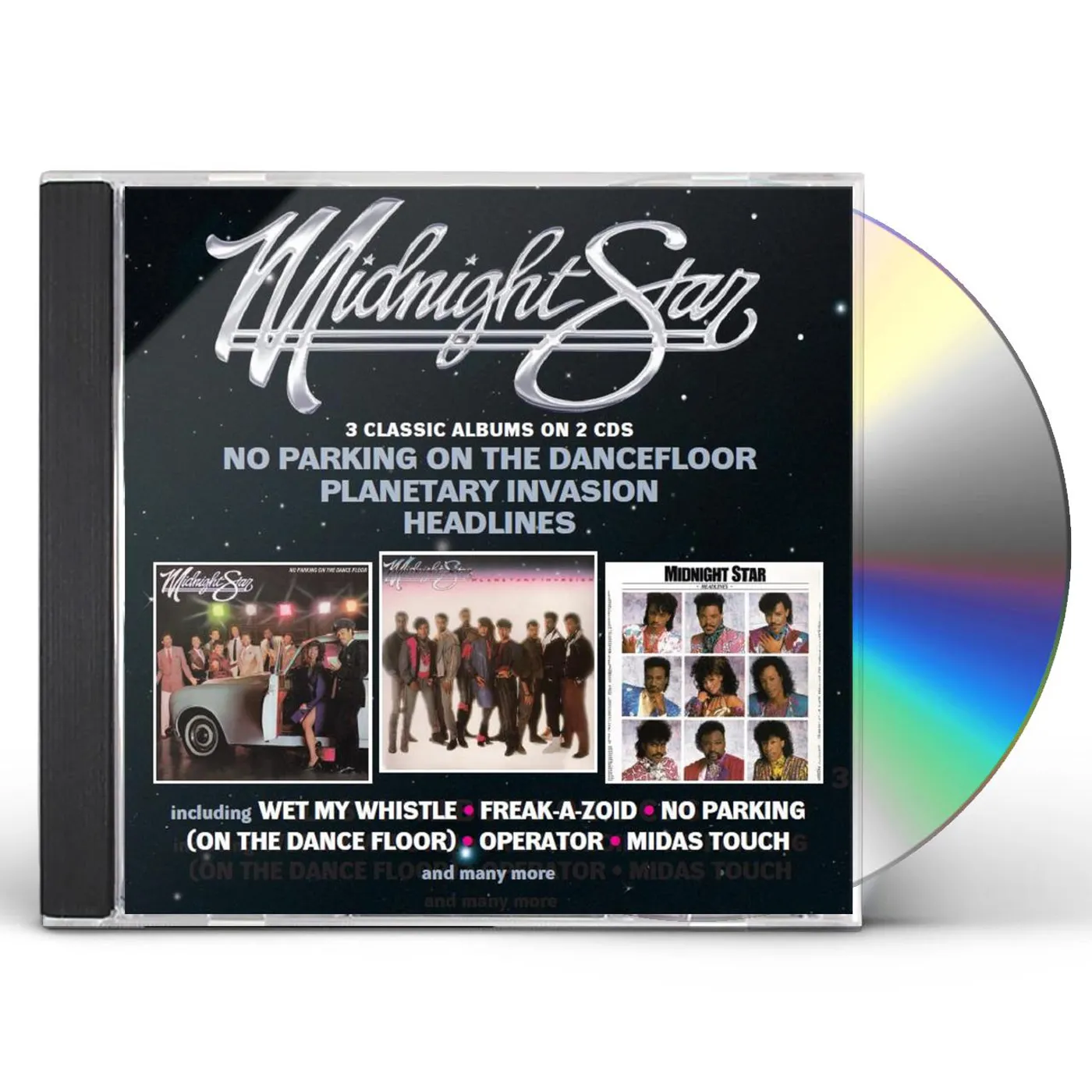 Midnight Star NO PARKING ON THE DANCEFLOOR / PLANETARY INVASION CD