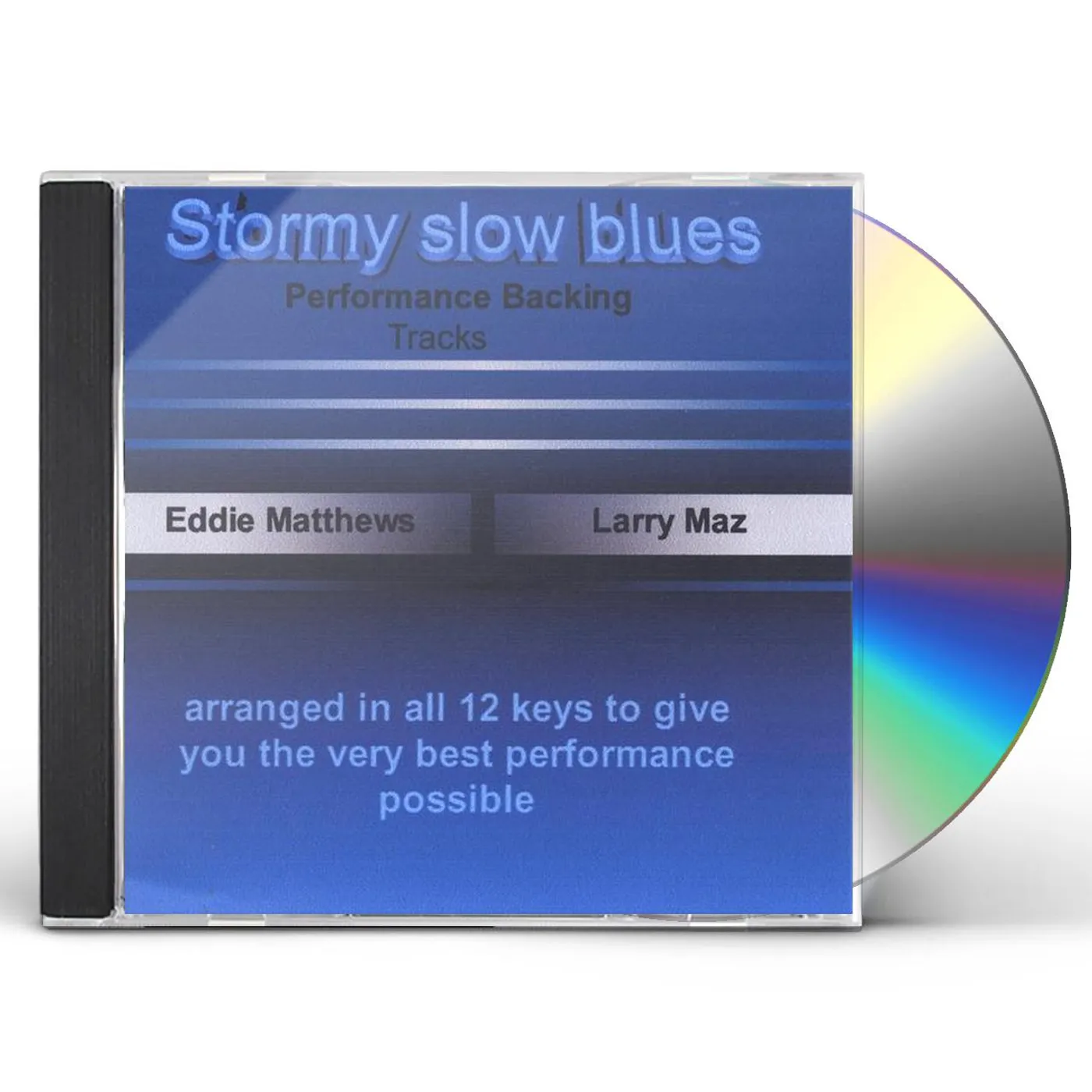 Matthews & Maz STORMY SLOW BLUES BACKING TRACK 3 CD