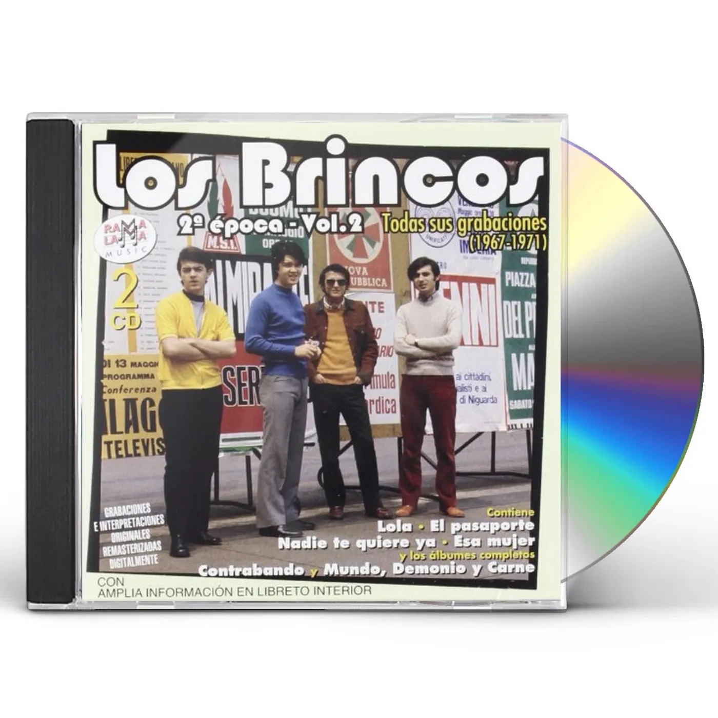 Los Brincos 2 EPOCA VOL 2 1967-1971 TODAS SUS GRABACIONES CD