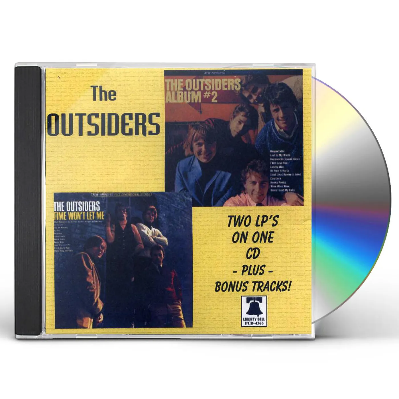 The Outsiders TIME WON'T LET ME / NUMBER 2 CD
