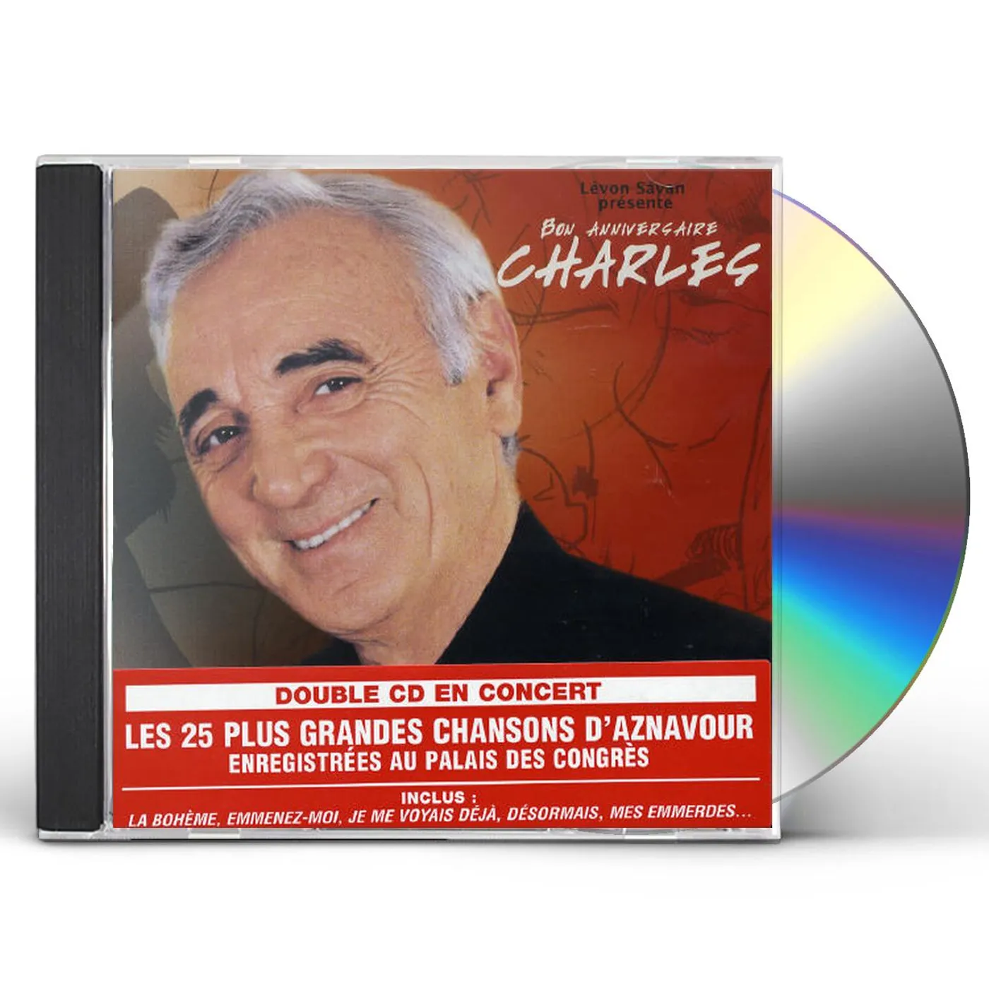 Charles Aznavour LIVE AU PALAIS DES CONGRES 2004 CD