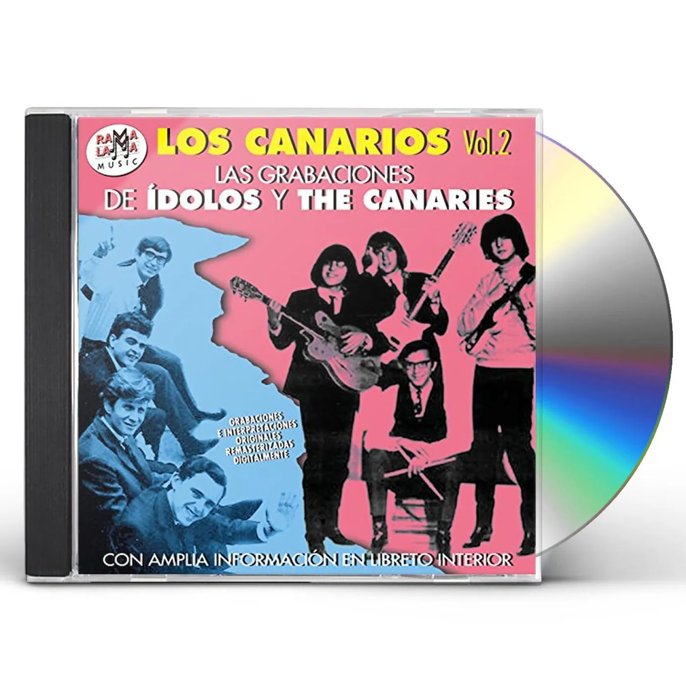 Los Canarios LAS GRABACIONES DE IDOLOS Y THE CANARIES VOL 2 CD