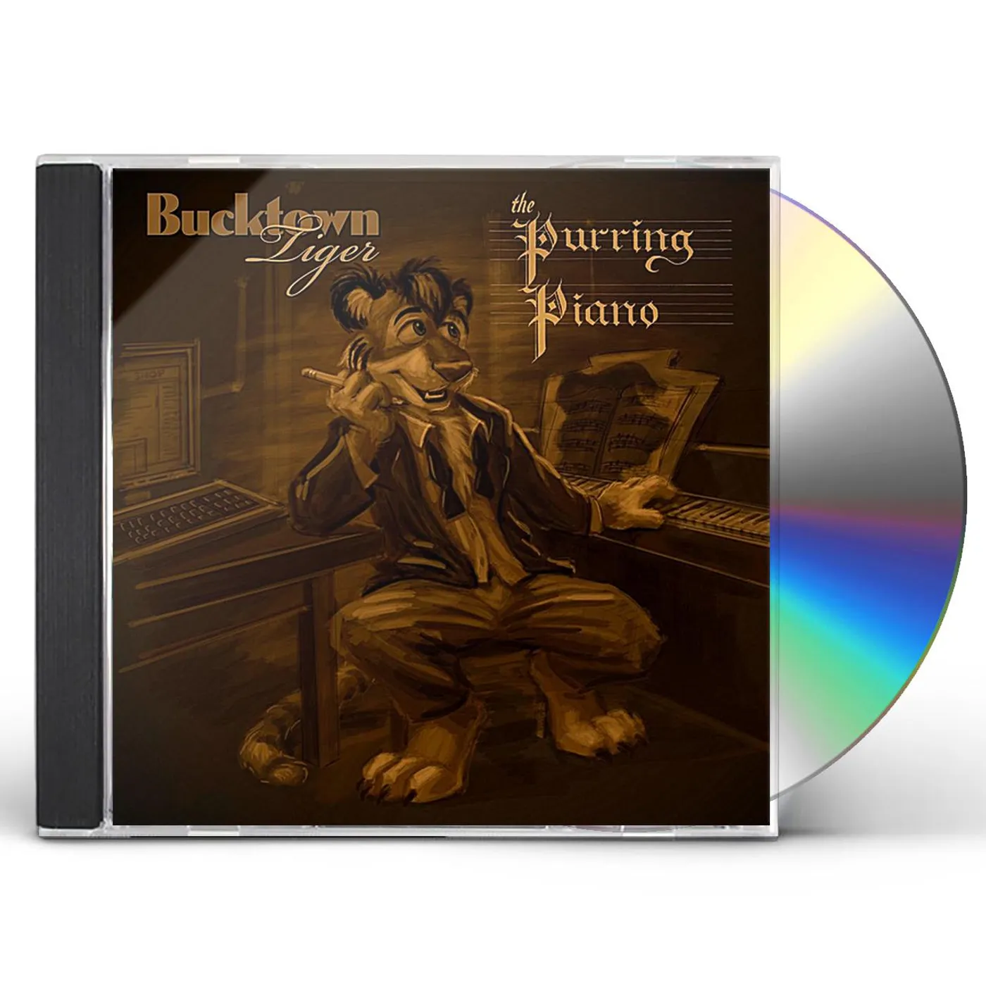 Bucktown Tiger PURRING PIANO CD