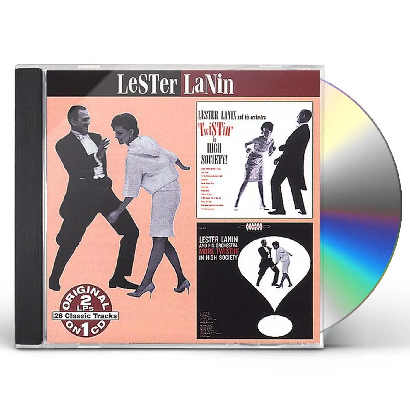 Lester Lanin TWISTIN' IN HIGH SOCIETY / MORE TWISTIN' IN HIGH CD