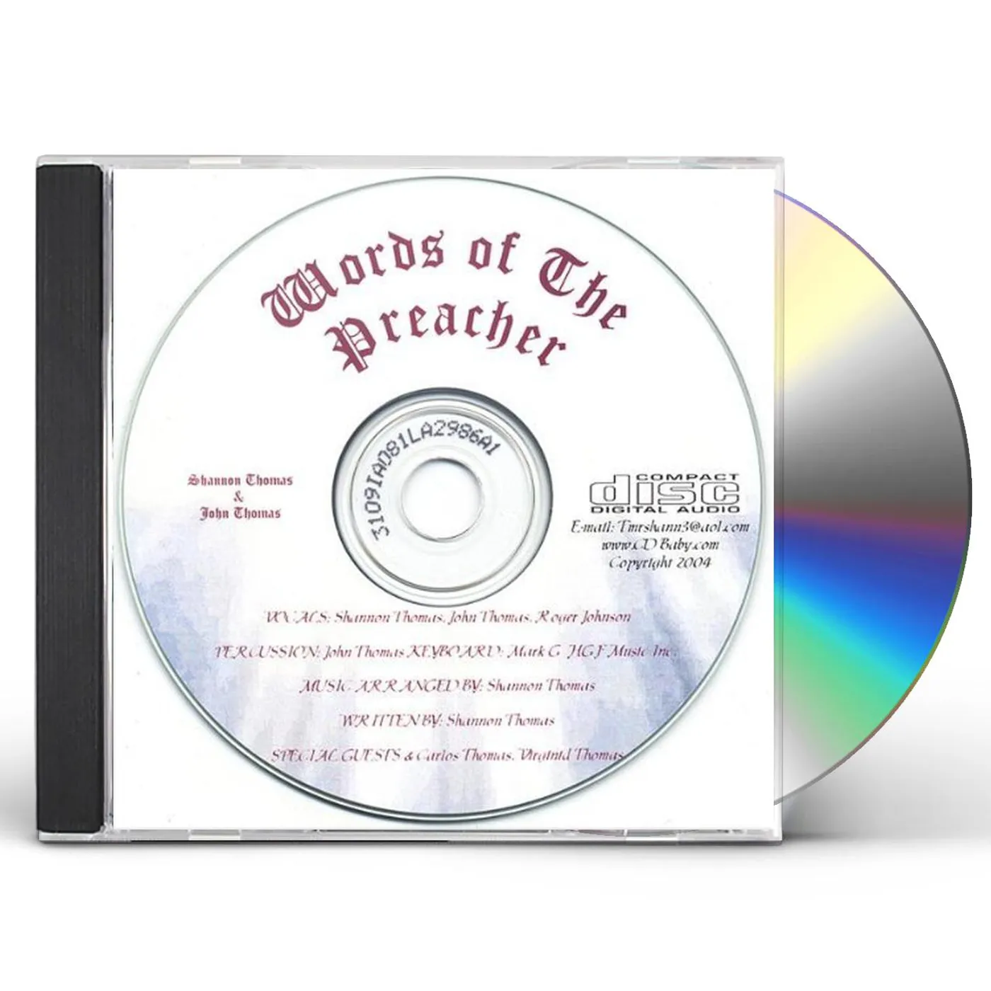 Shannon Thomas WORDS OF THE PREACHER CD