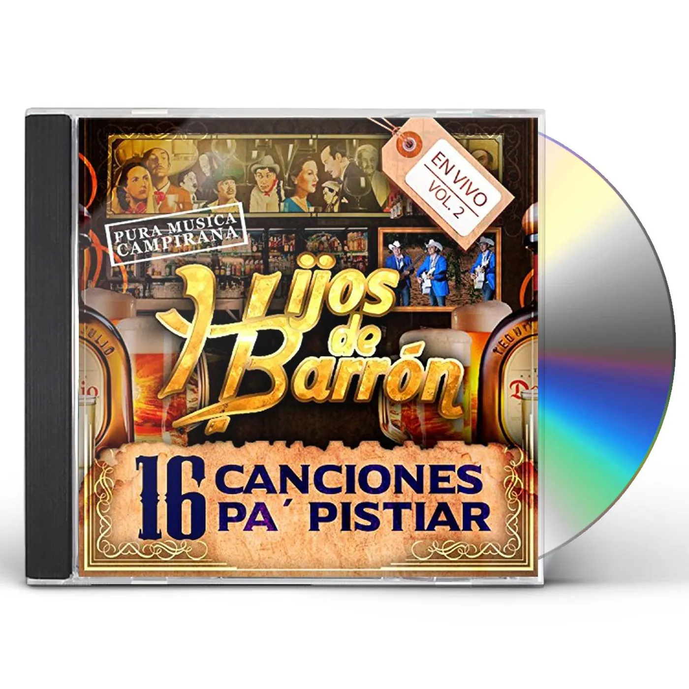 Hijos De Barron 16 CANCIONES PA PISTIAR CD