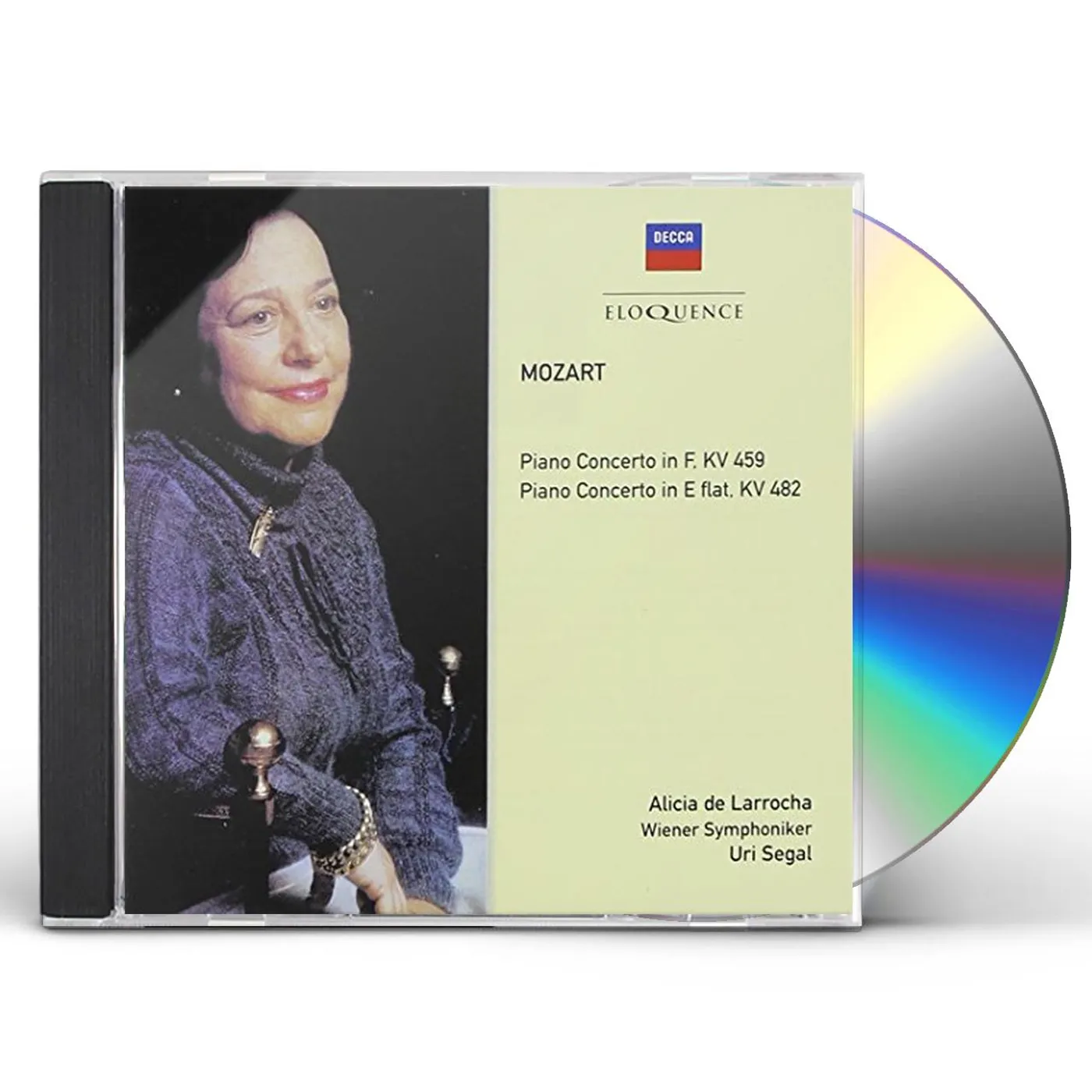 Alicia de Larrocha MOZART: PIANO CONCERTOS NOS 19 & 22 CD