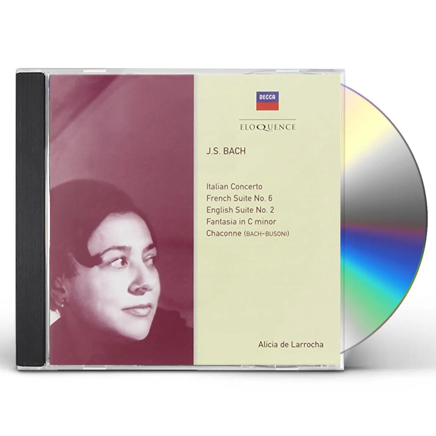 Alicia de Larrocha BACH: PIANO WORKS CD