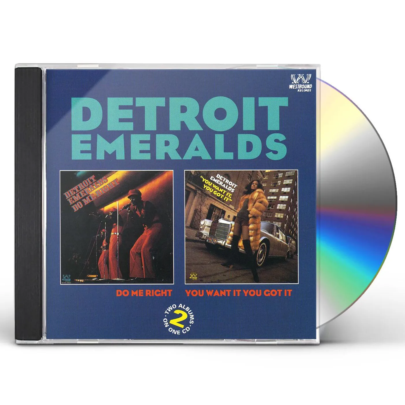 The Detroit Emeralds DO ME RIGHT / YOU WANT IT CD