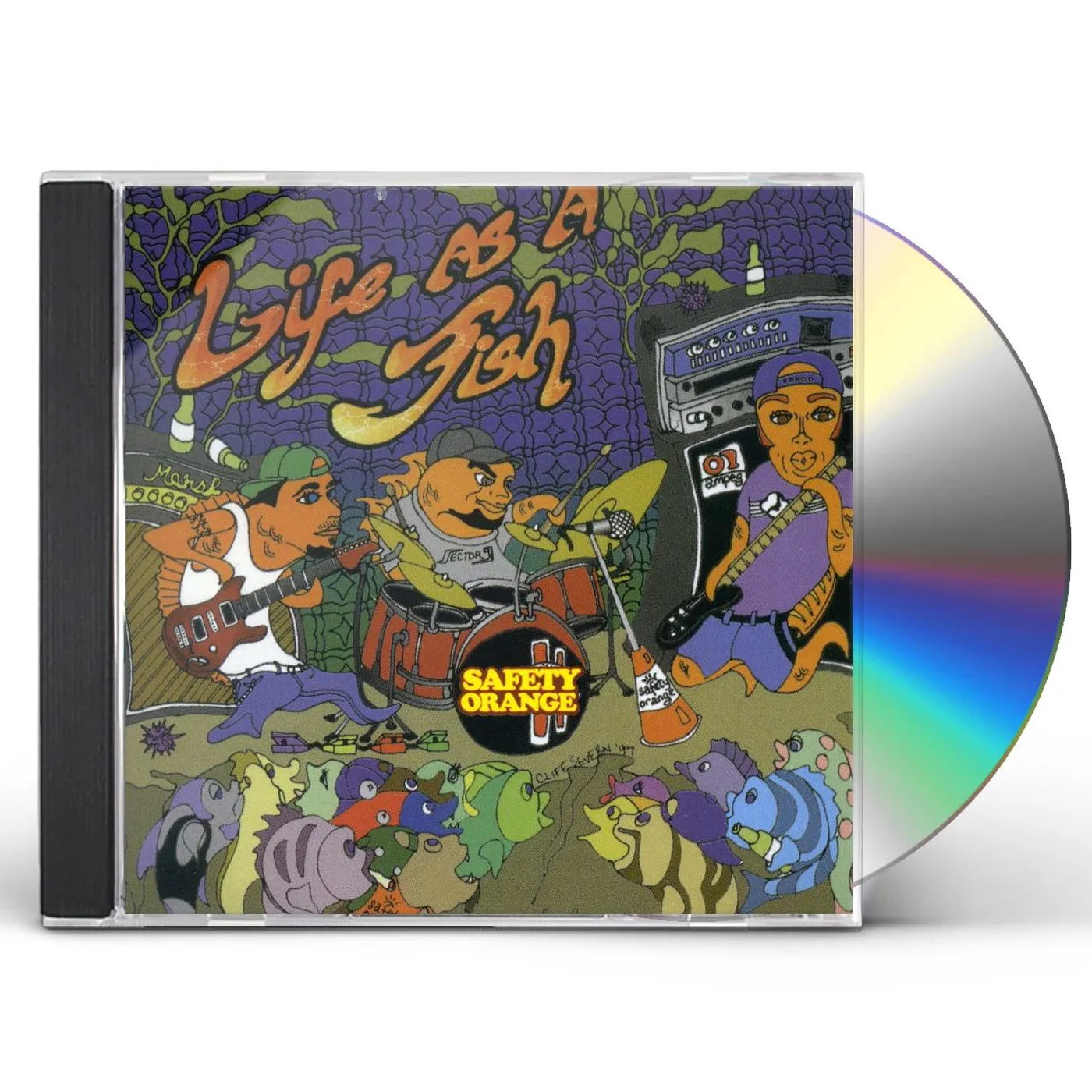 Safety Orange LIFE AS A FISH CD