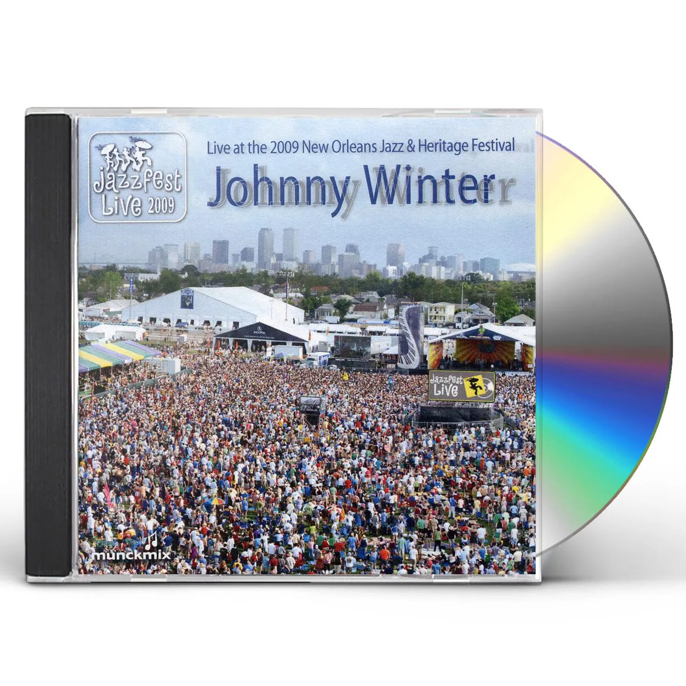 Johnny Winter LIVE AT 2009 NEW ORLEANS JAZZ & HERITAGE FESTIVAL CD