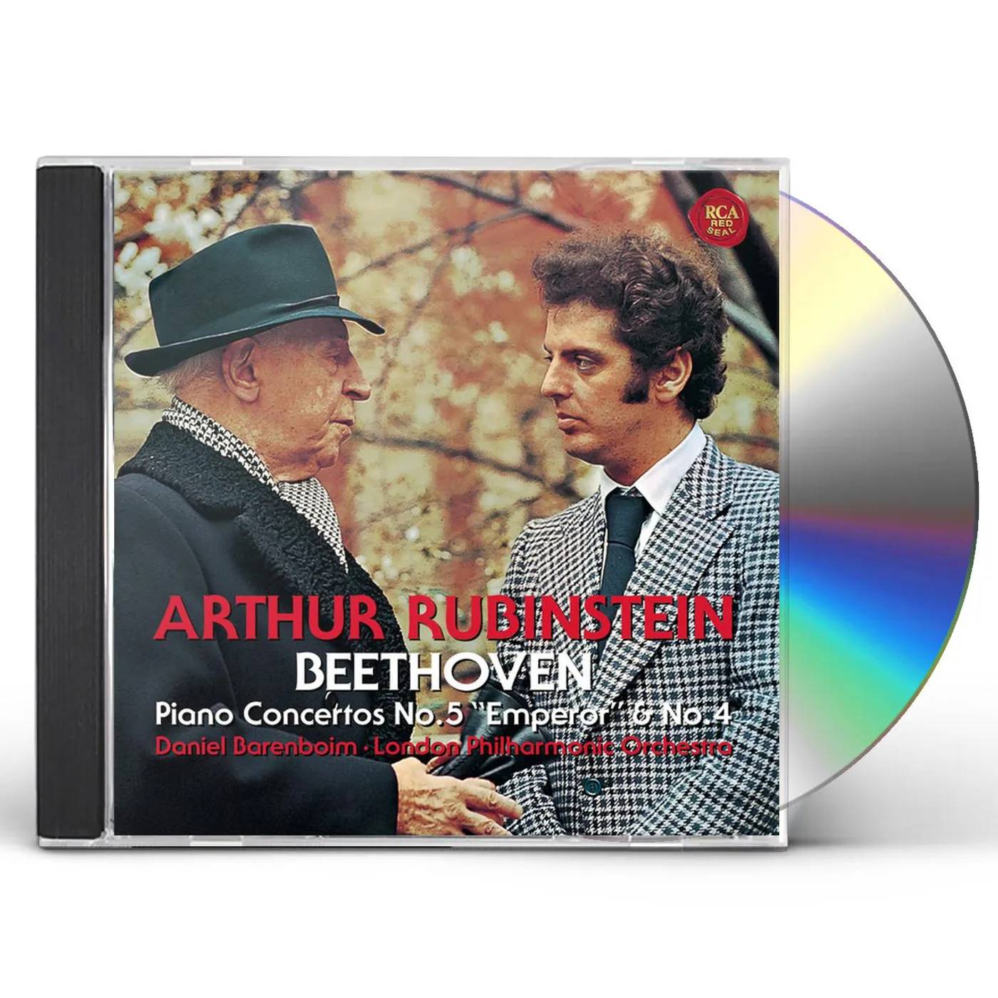Arthur Rubinstein BEETHOVEN: PIANO CONCERTOS NO. 5 'EMPEROR' & NO. 4 CD