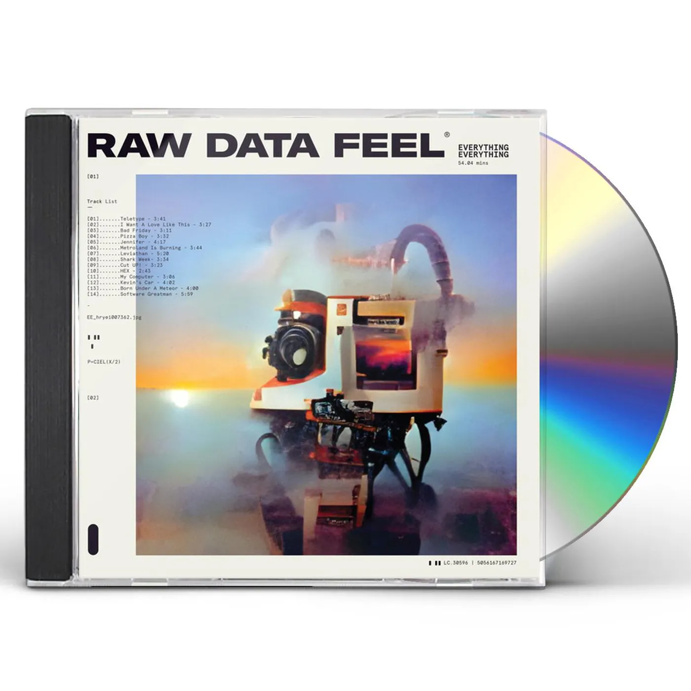 Everything Everything RAW DATA FEEL CD