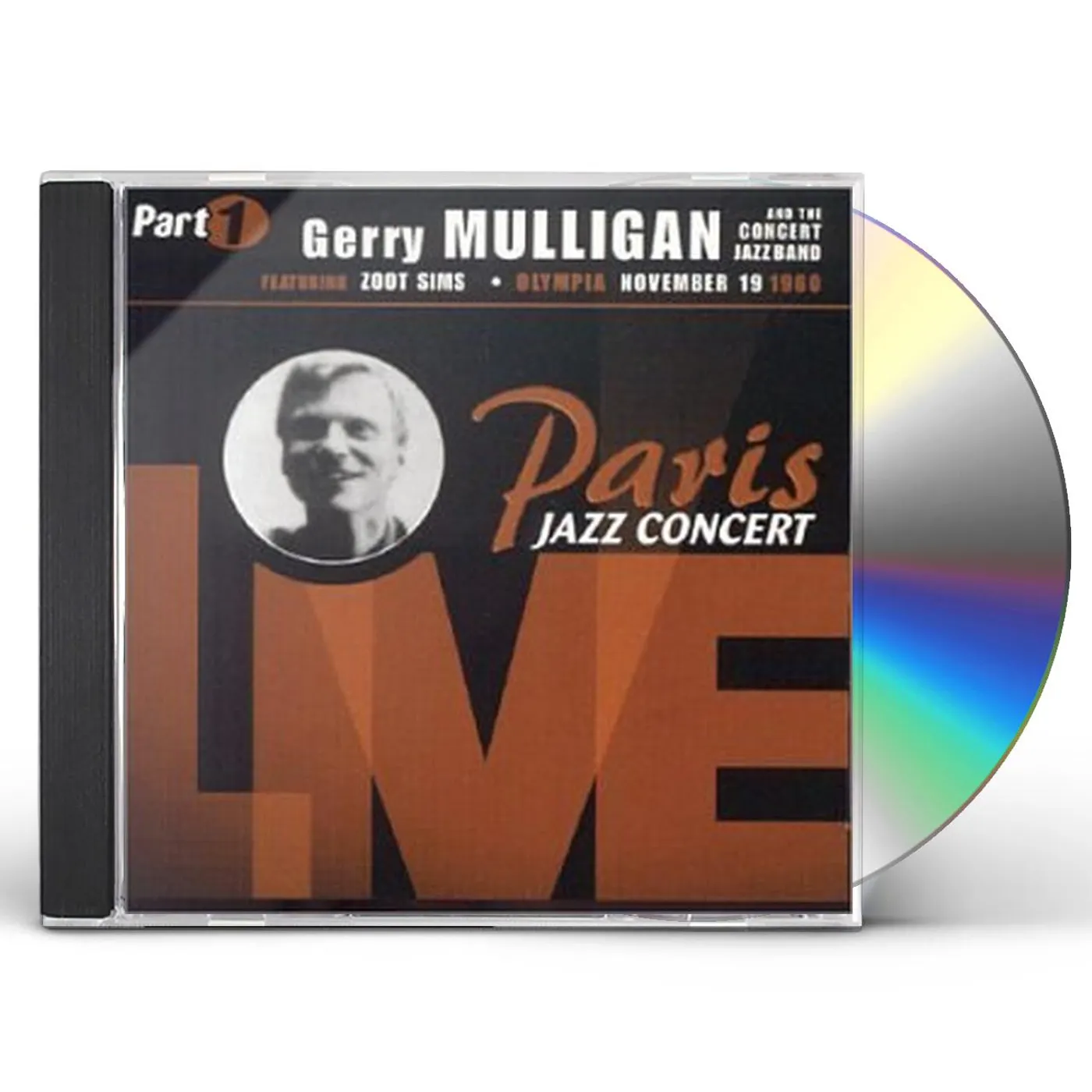 Gerry Mulligan PARIS JAZZ CONCERT LIVE CD