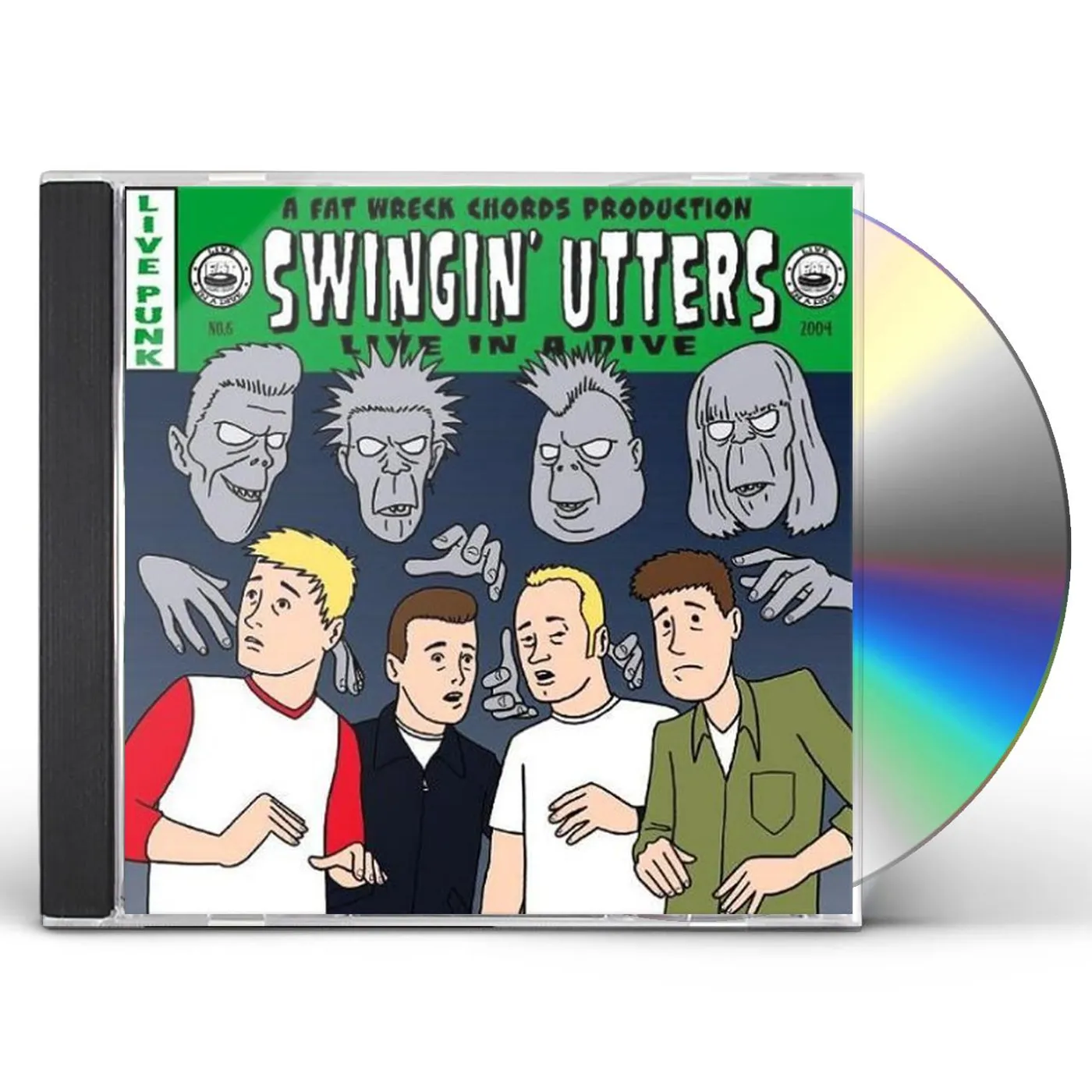 Swingin' Utters LIVE IN A DIVE CD