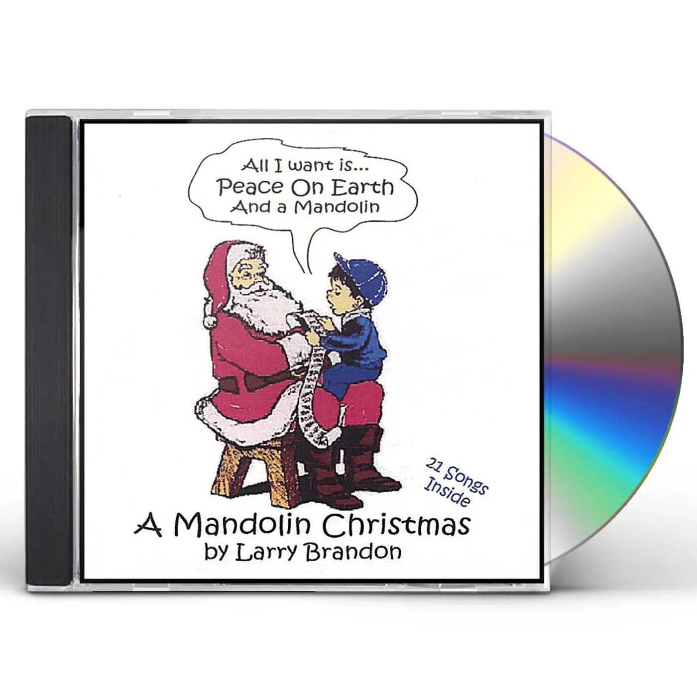 Larry Brandon PEACE ON EARTH & A MANDOLIN CD