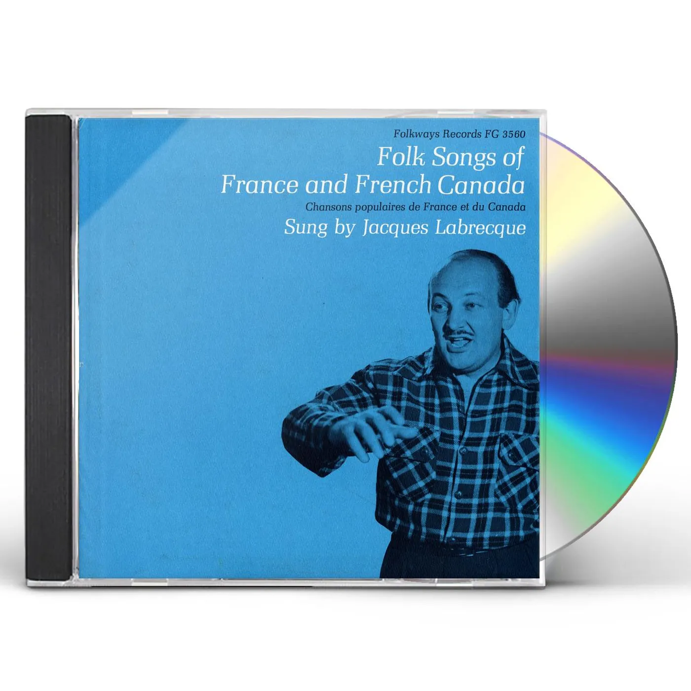 Jacques Labrecque FOLK SONGS OF FRANCE AND FRENCH CANADA CD