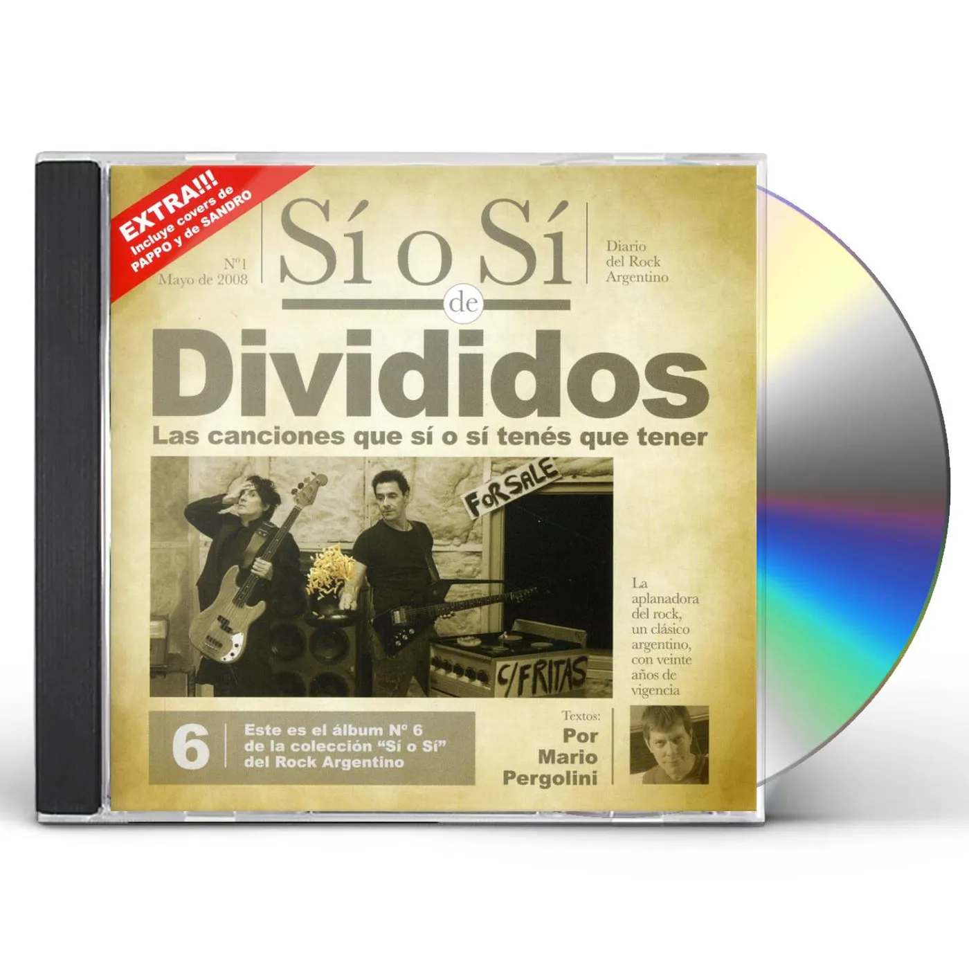 Divididos SI O SI: DARIO DEL ROCK ARGENTINO CD