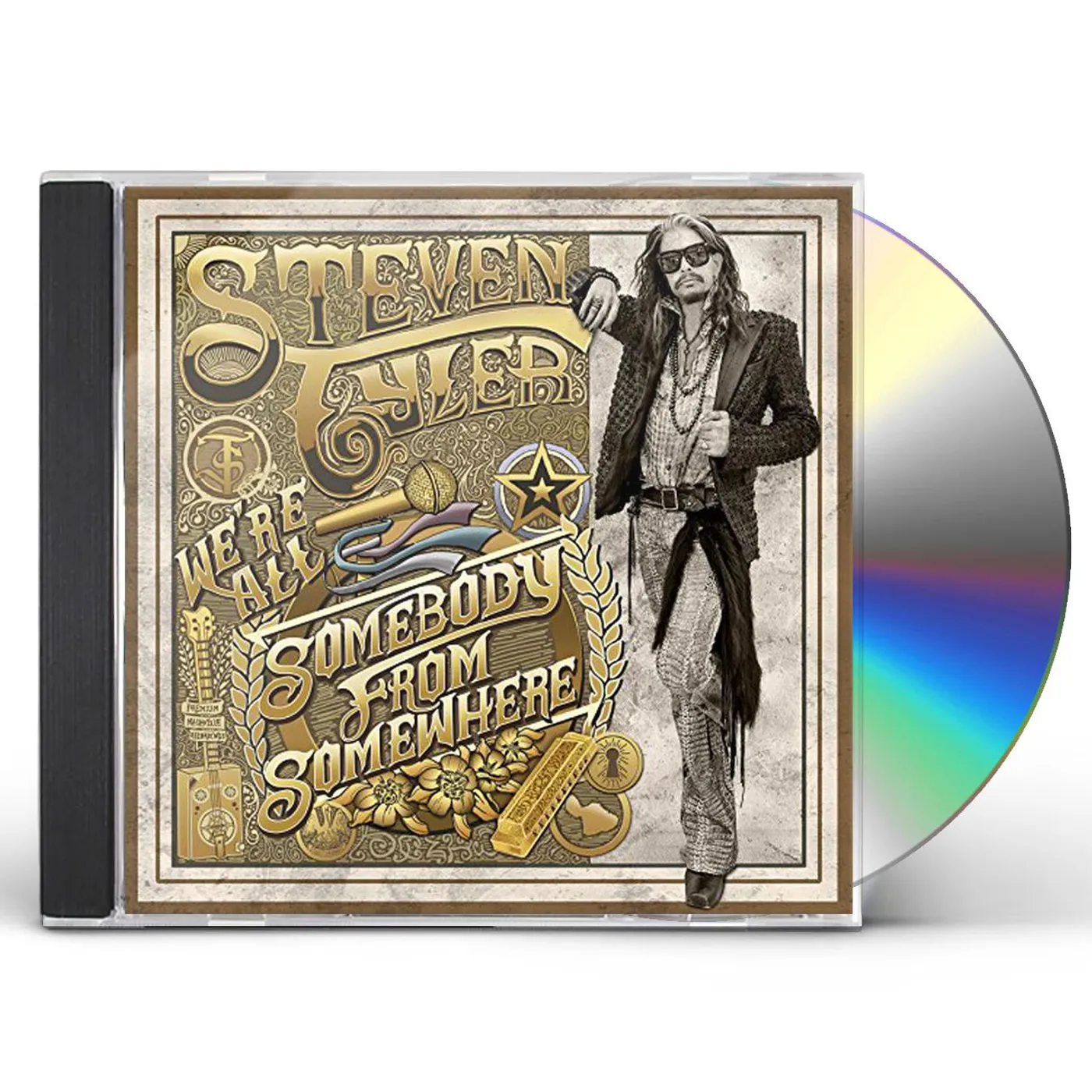 Steven Tyler SOMEBODY FROM SOMEWHERE CD