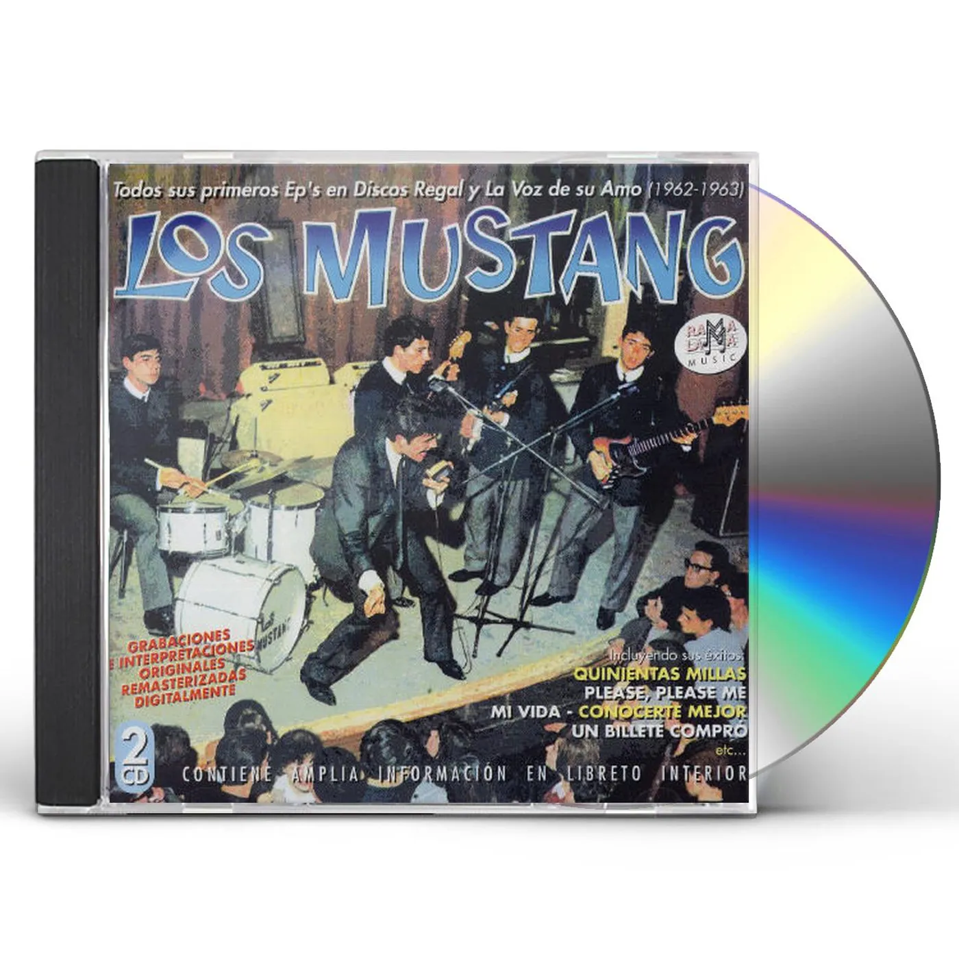 Los Mustang TODOS SUS PRIMEROS EPS DISCOS REGAL CD