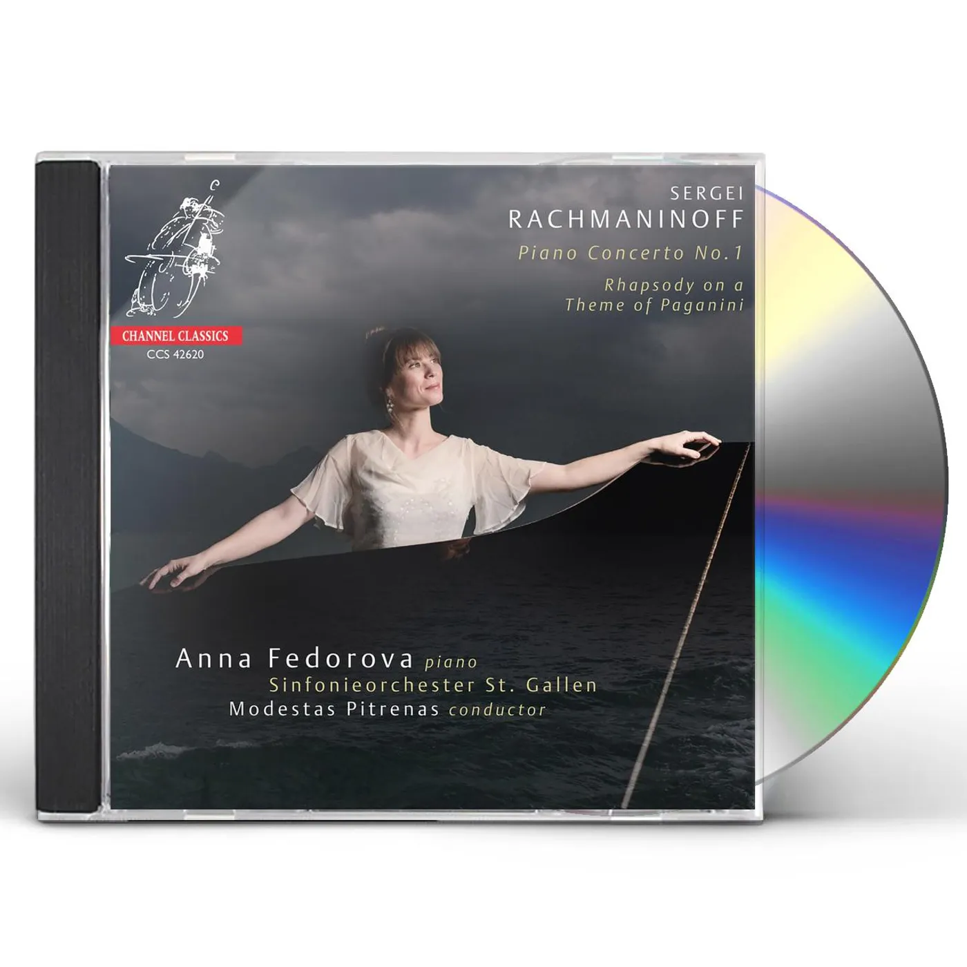 Anna Fedorova RACHMANINOV: PNO CON NO.1 RHAPSODY ON A THEME OF CD