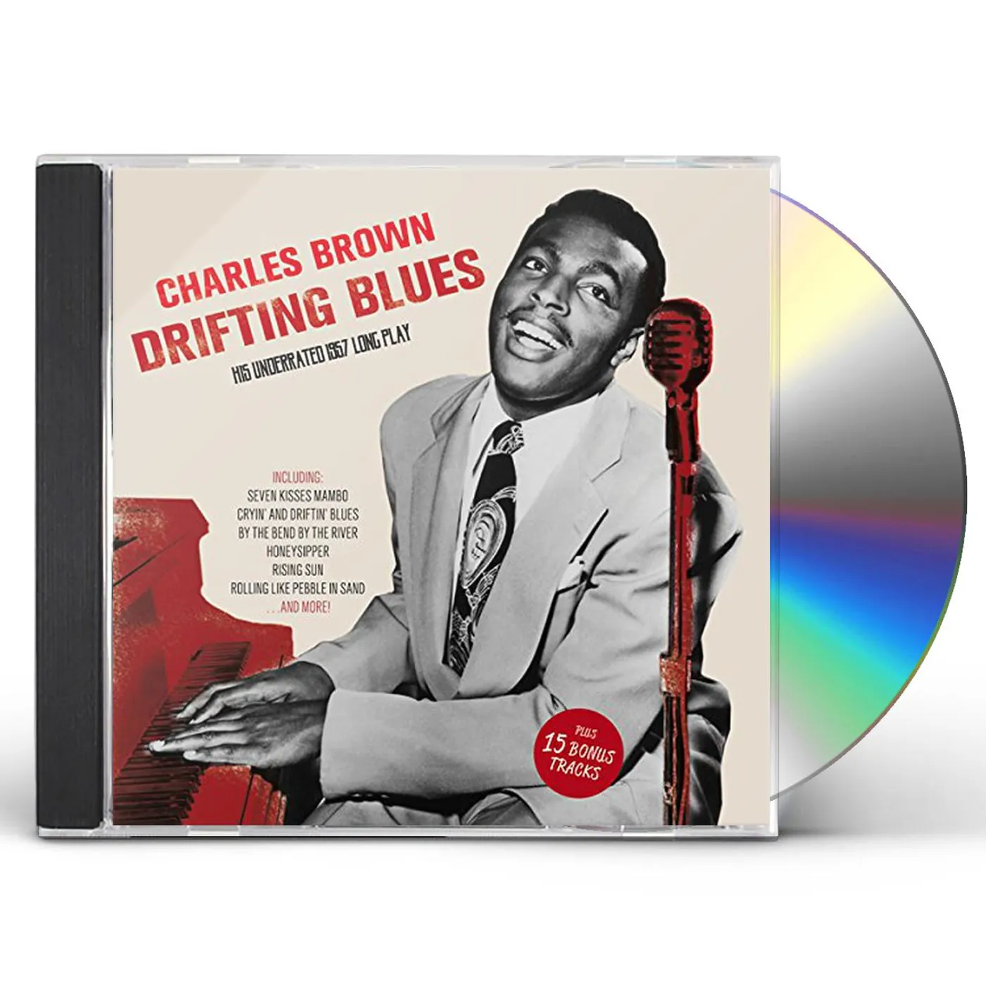 Charles Brown DRIFTING BLUES: HIS UNDERRATED 1957 LP+ 15 BONUS CD