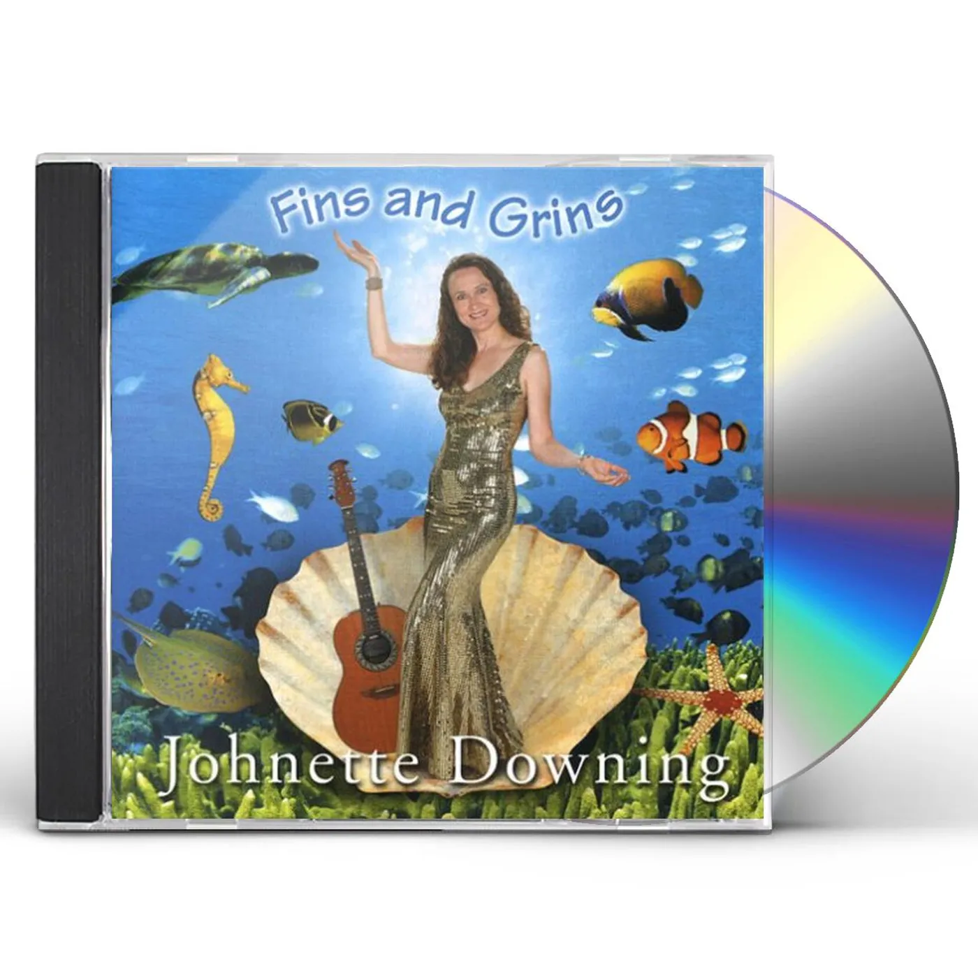 Johnette Downing FINS & GRINS CD