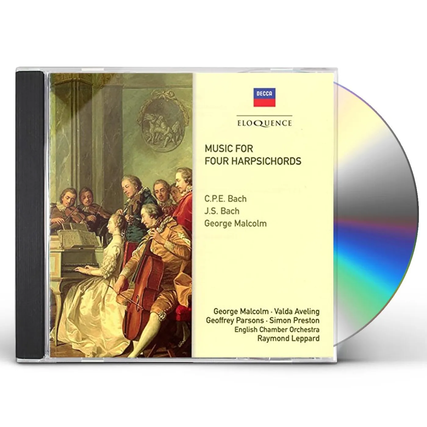 George Malcolm MUSIC FOR FOUR HARPSICHORDS CD