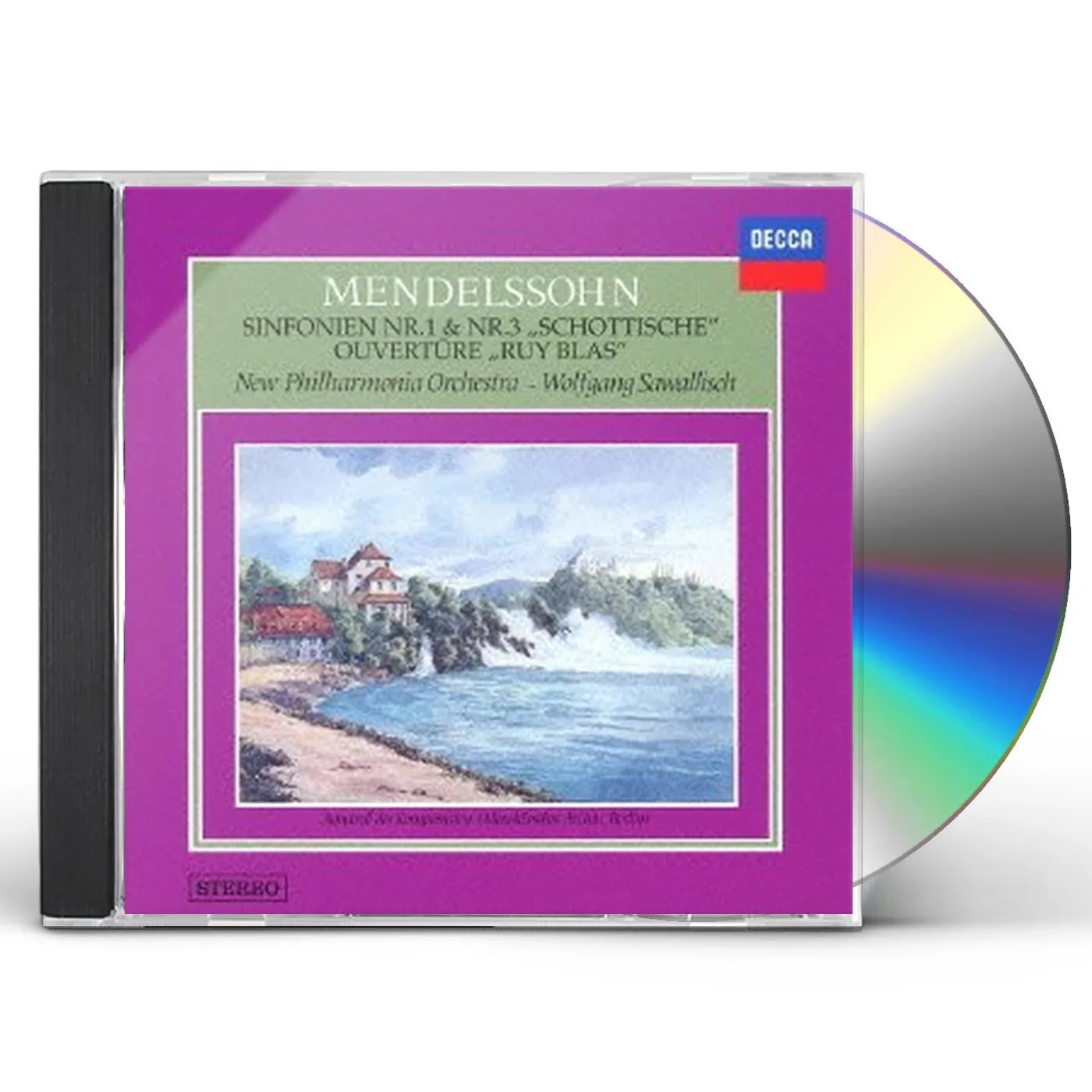 Wolfgang Sawallisch MENDELSSOHN: SYMPHONIES NO.1 & NO.3 CD