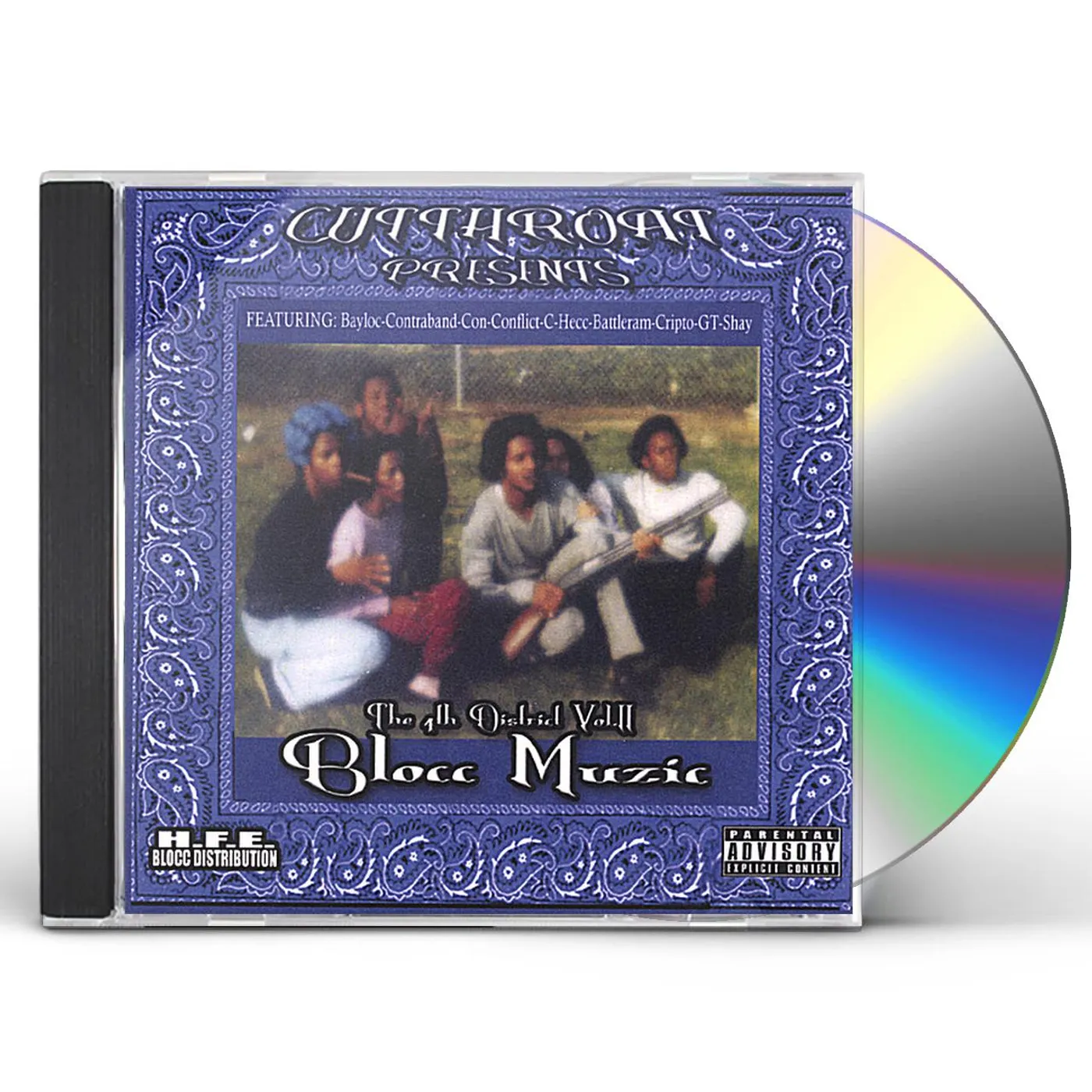 Cutthroat 4TH DISTRICT: BLOCC MUZIC 2 CD