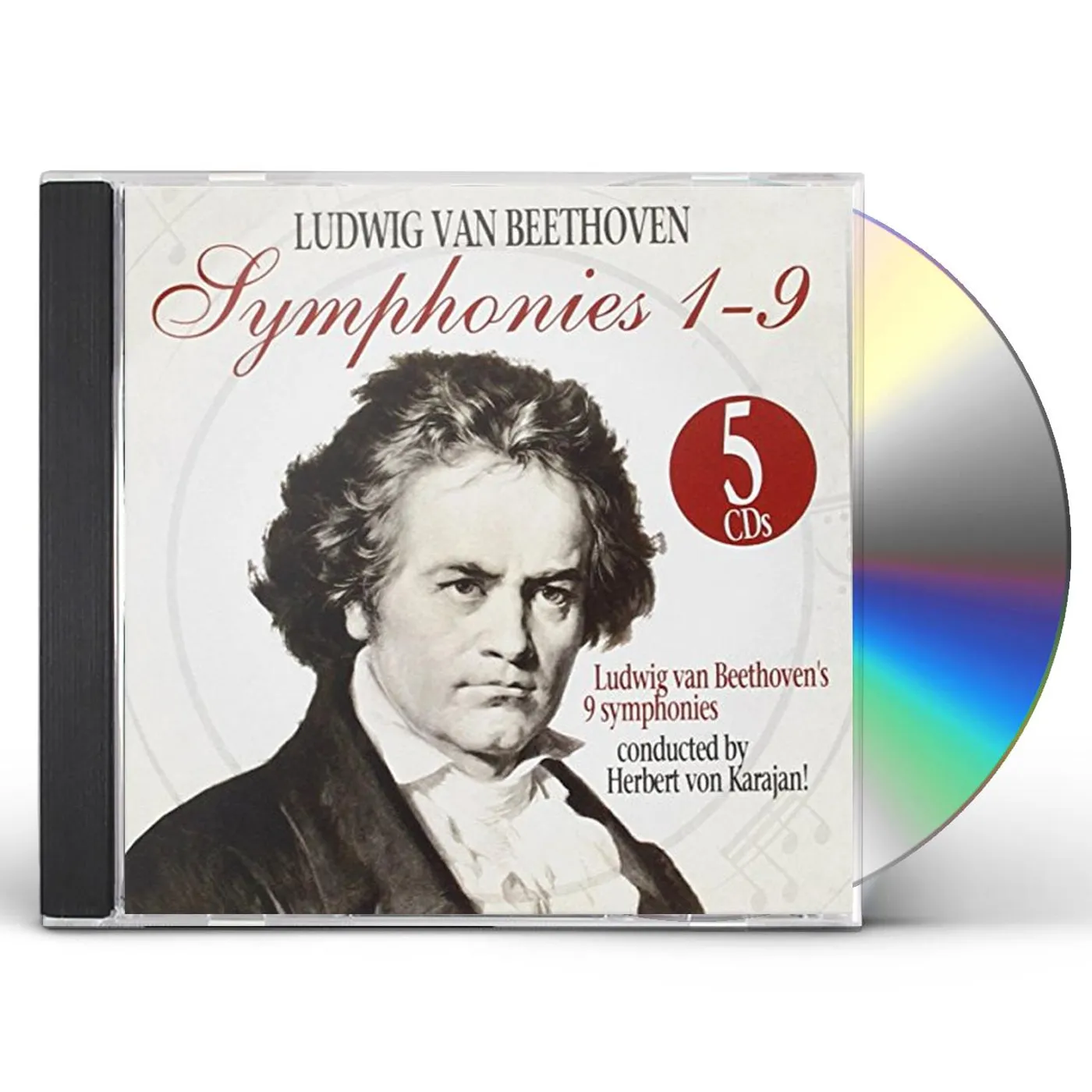 Beethoven / Herbert Von Karajan SINFONIEN 1-9 / SYMPHONIES 1-9 CD