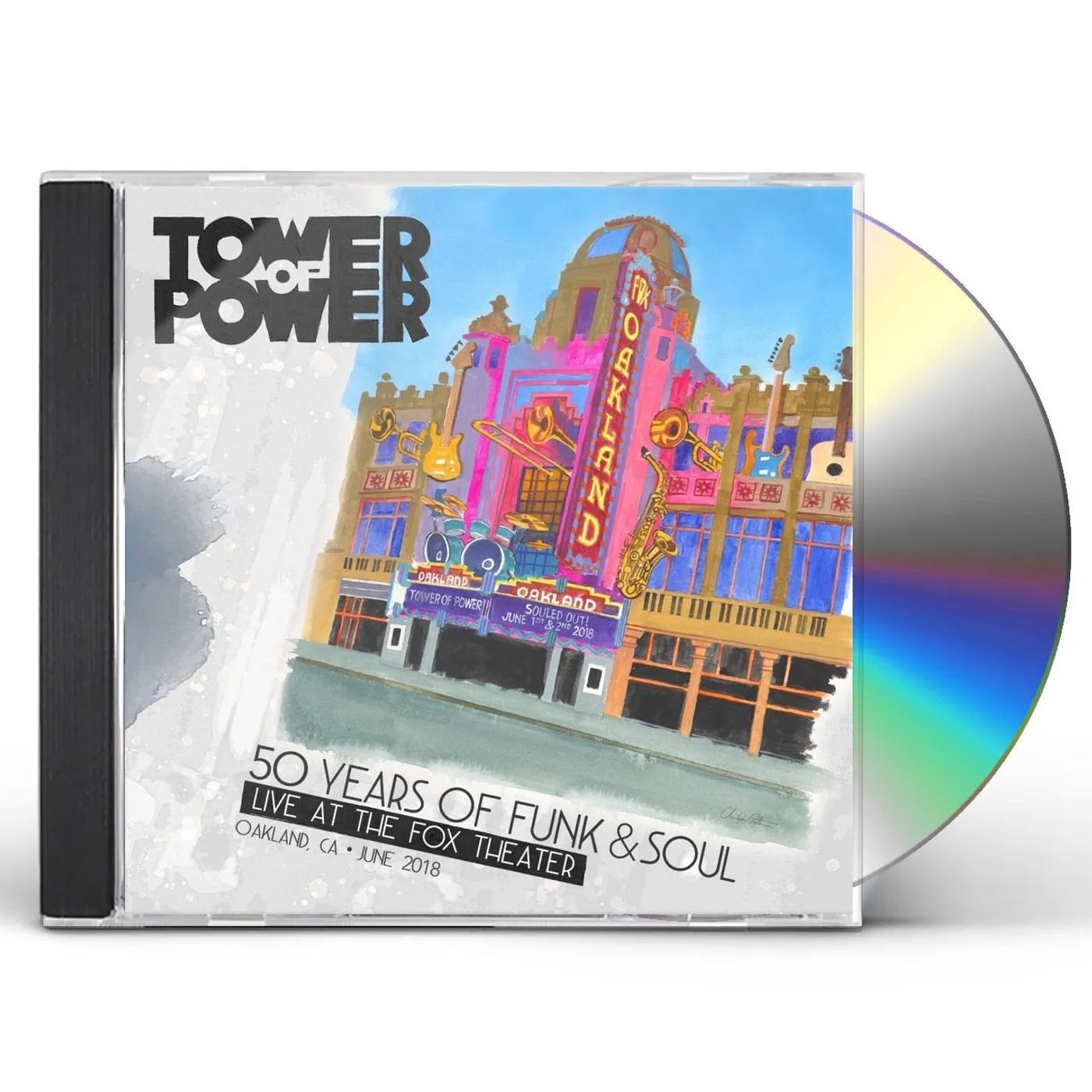 Tower Of Power 50 YEARS OF FUNK & SOUL: LIVE AT THE FOX THEATER CD