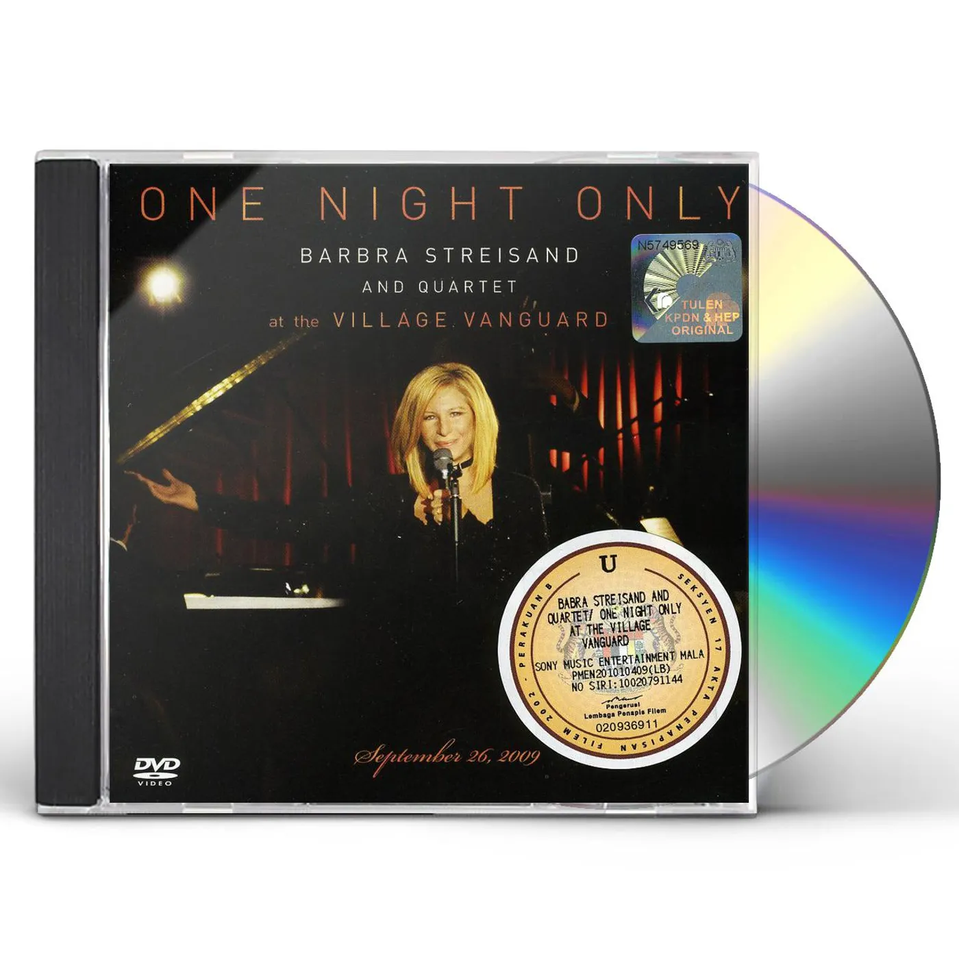 Barbra Streisand ONE NIGHT ONLY: SPECIAL EDITION CD
