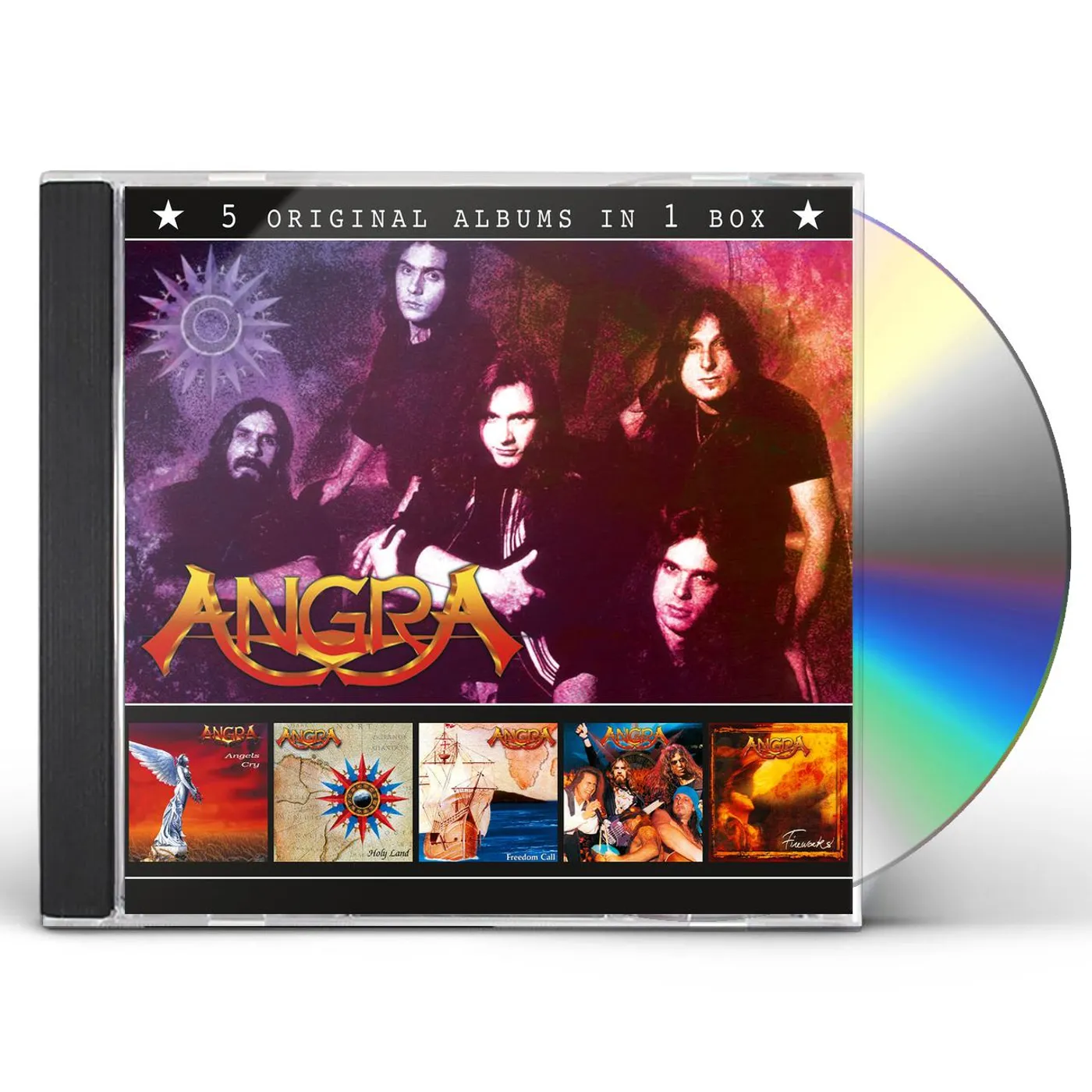 ANGRA 5 ORIGINAL ALBUMS IN 1 BOX CD