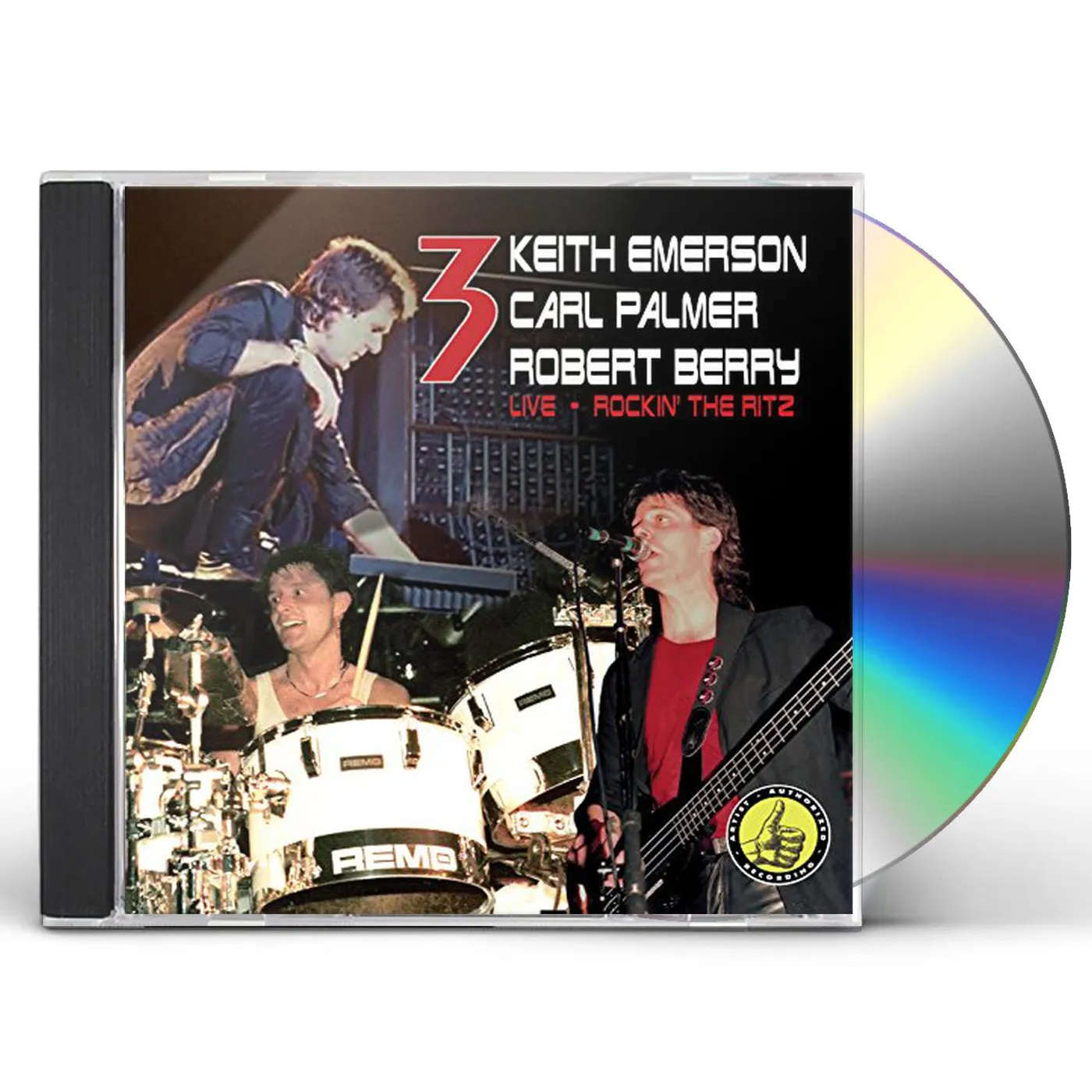 3 ROCKING THE RITZ (EMERSON, BERRY, PALMER) CD