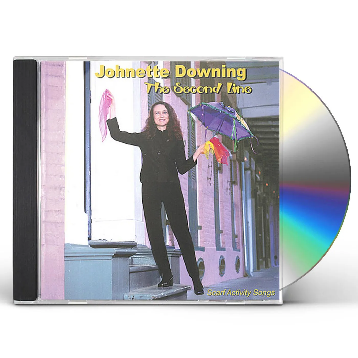 Johnette Downing THE SECOND LINE - SCARF ACTIVITY SONGS CD