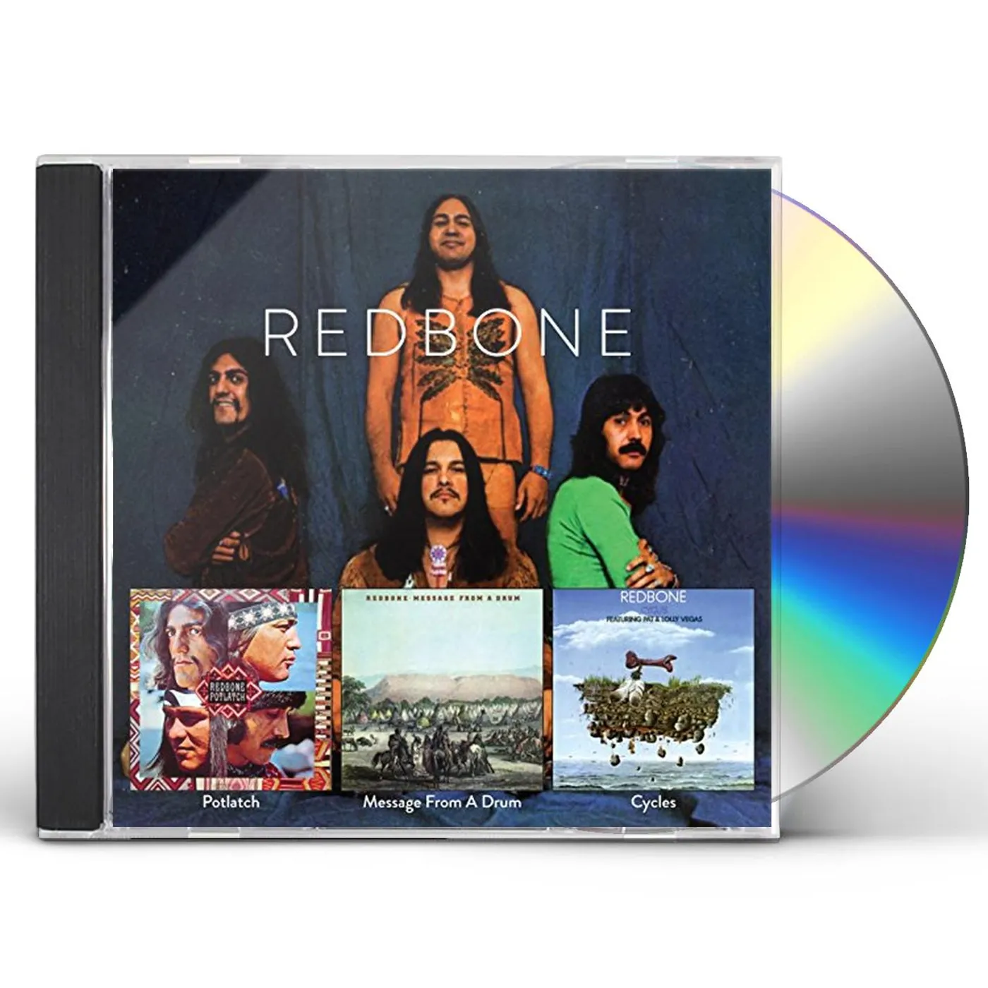 Redbone MESSAGE FROM A DRUM / CYCLES / POTLATCH CD