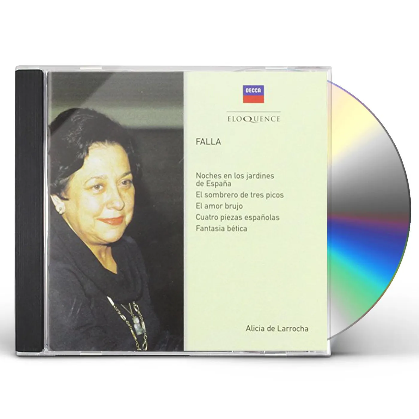 Alicia de Larrocha FALLA: PIANO MUSIC CD
