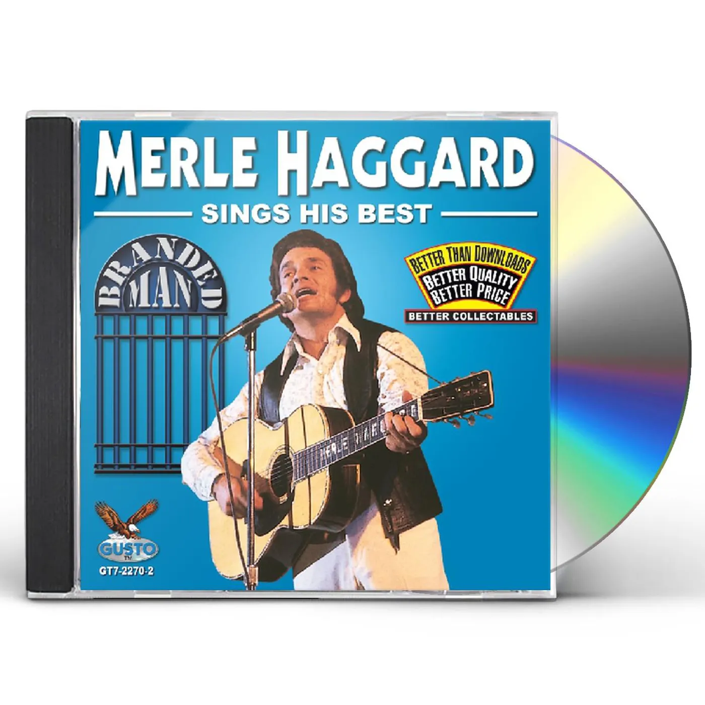 Merle Haggard SINGS HIS BEST: BRANDED MAN CD